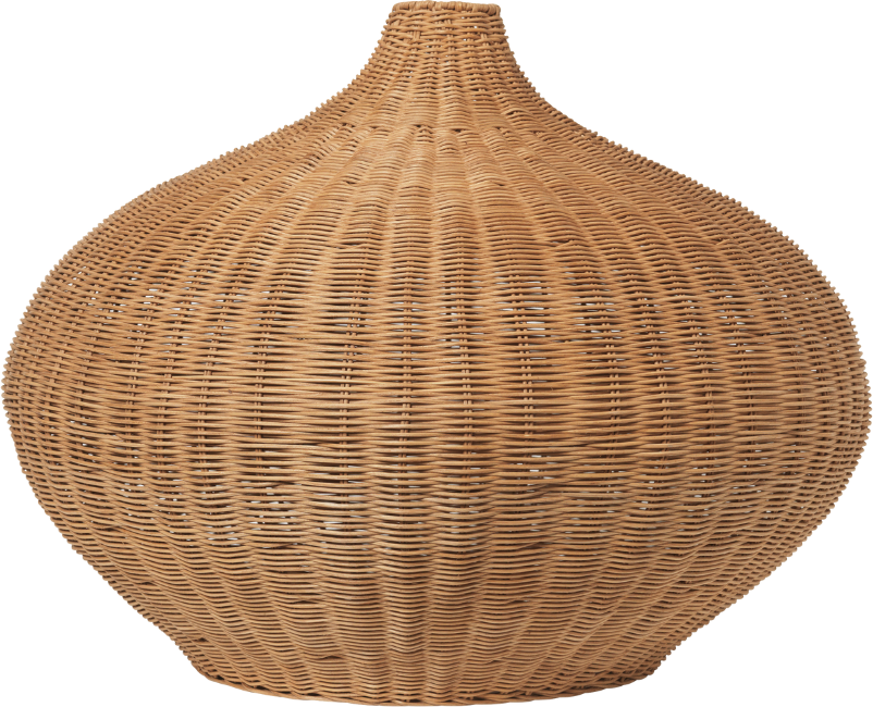 Abażur do lampy wiszącej Belly 54 cm ratanowy