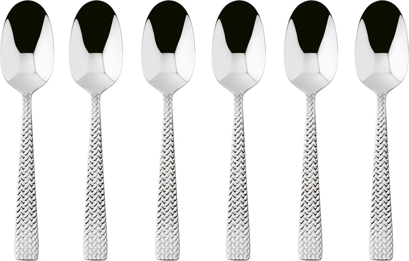 Łyżeczki do espresso Cortina stal polerowana 6 szt.