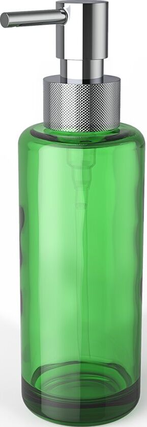 Dozownik do mydła Porter zielony z pompką chrom
