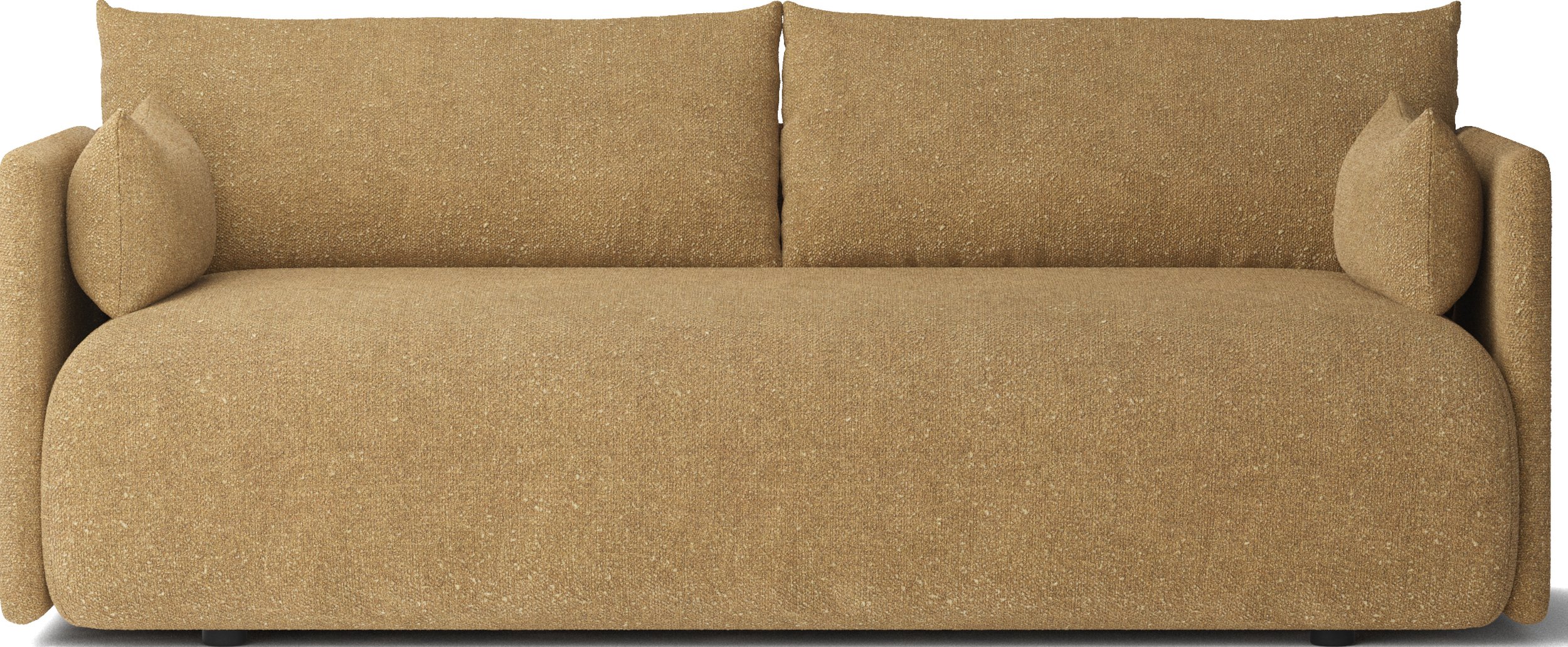 Sofa dwuosobowa Offset Bouclé żółta