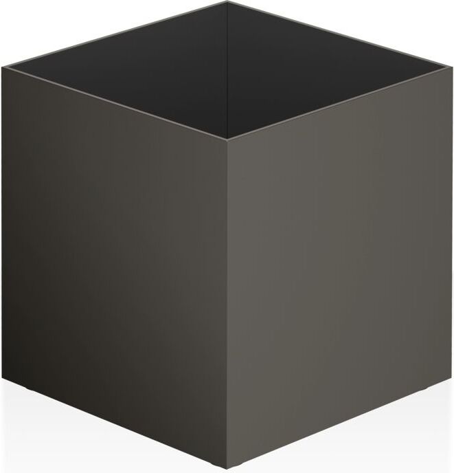 Pojemnik łazienkowy Corner 8,5 cm ciemny metal mat