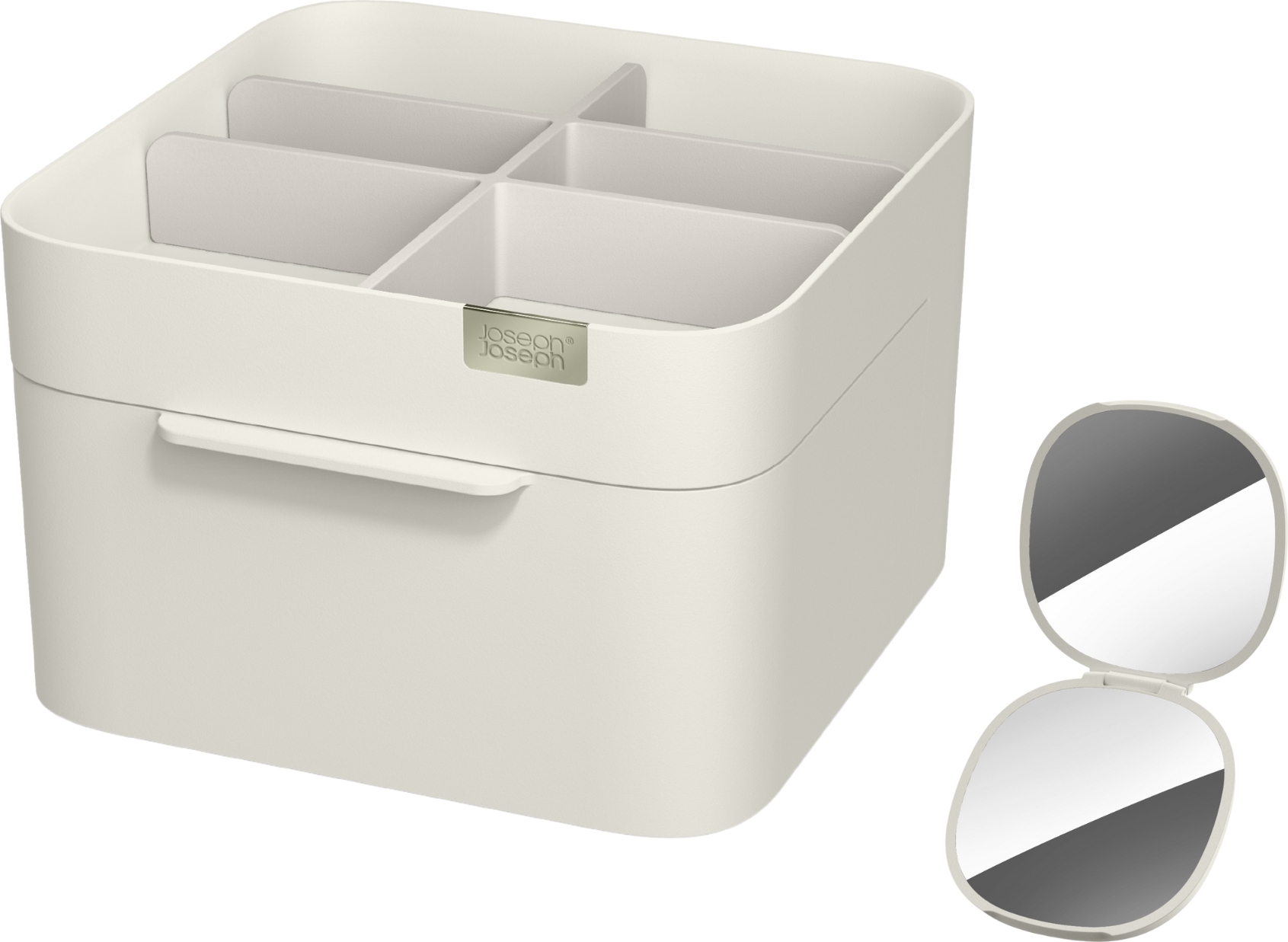 Organizer na kosmetyki Viva M z lusterkiem 2 el.