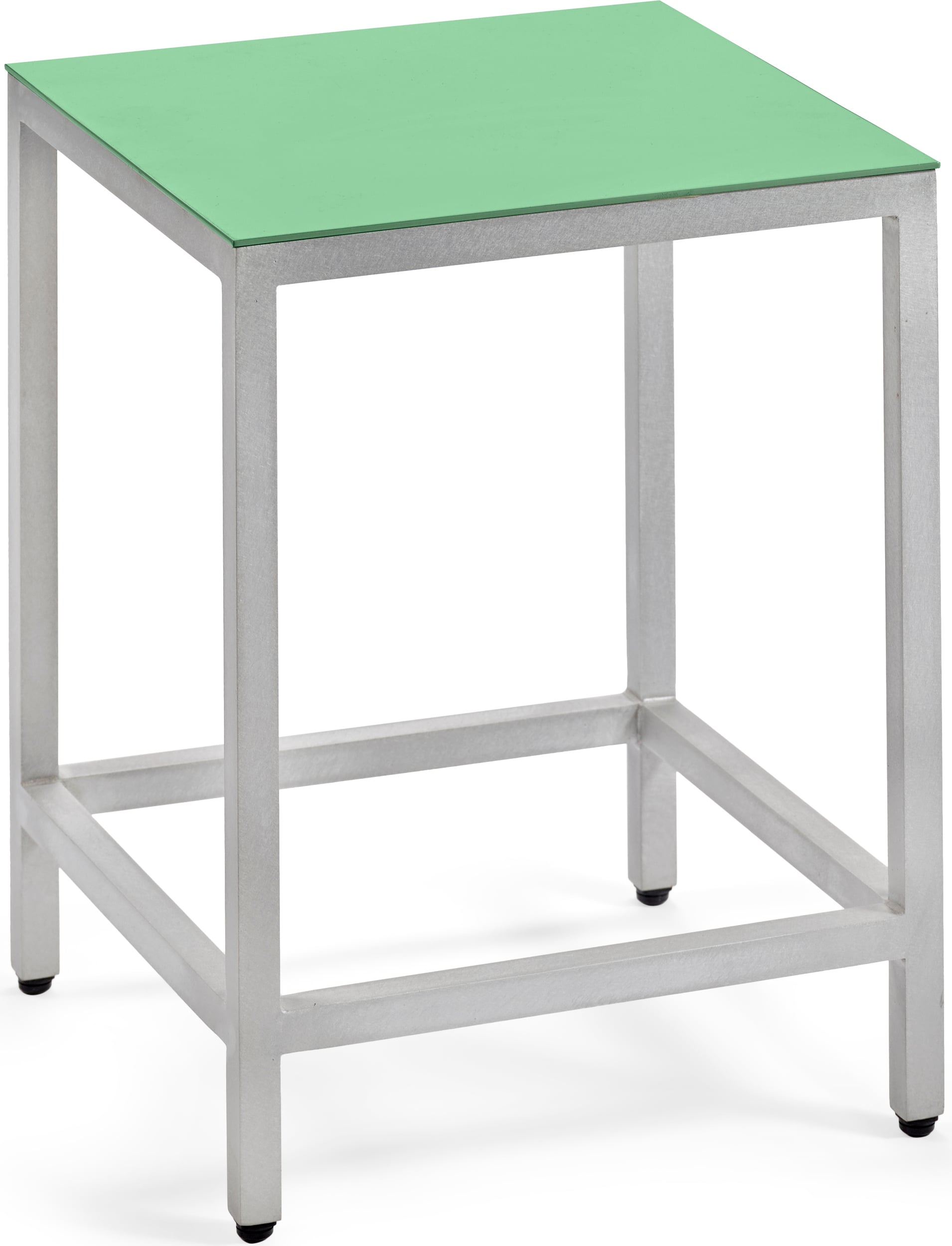 Stołek Alu 45 cm zielony