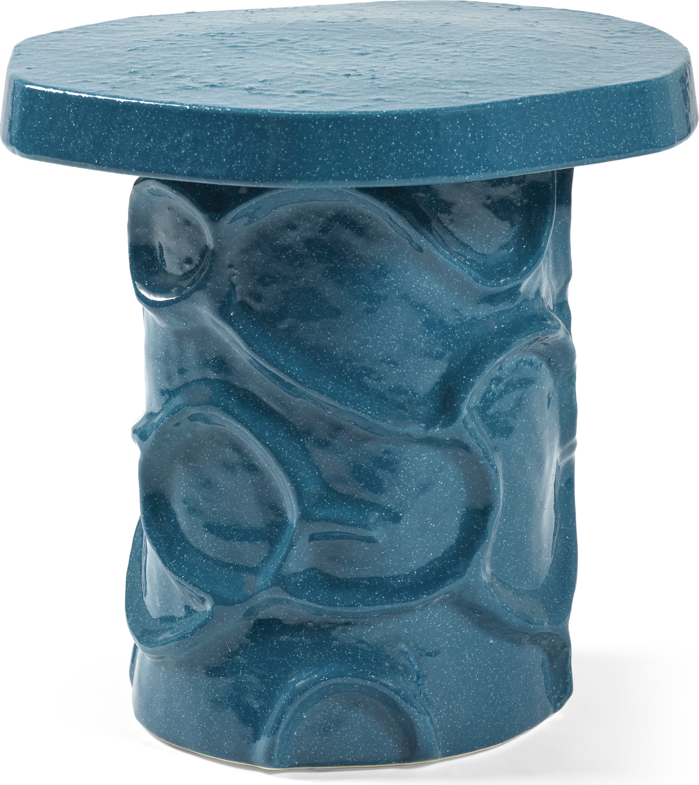 Stolik boczny Mena 40 cm niebieski