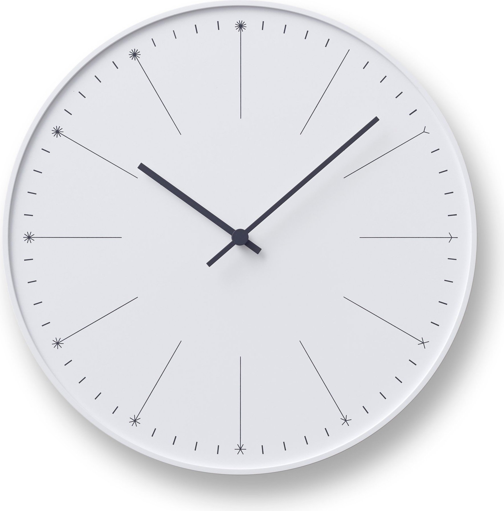 Zegar ścienny Dandelion biały