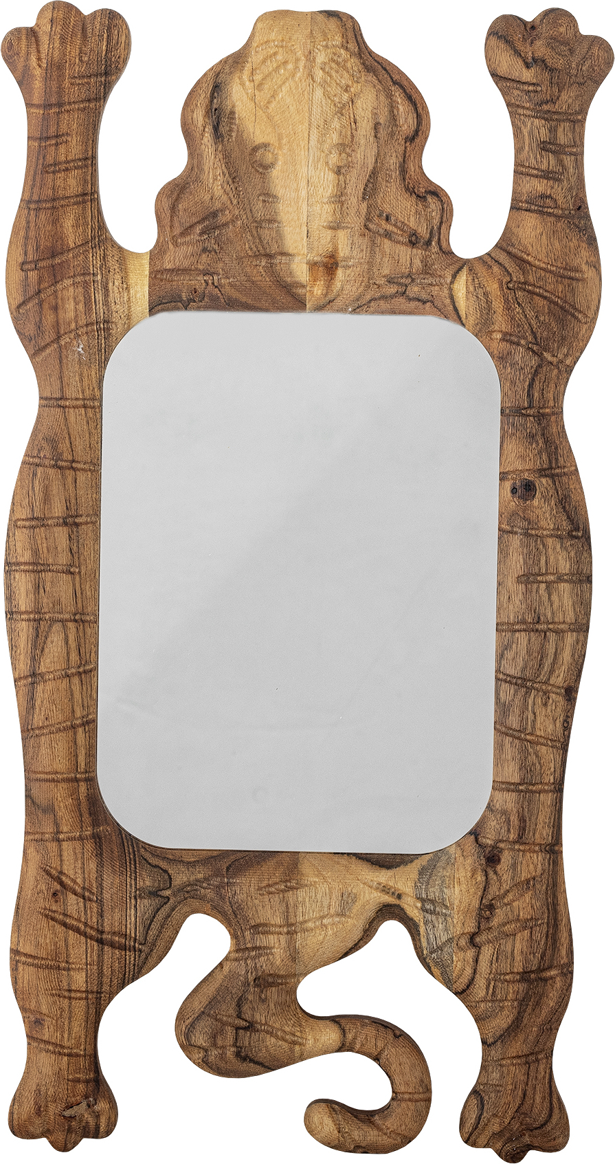 Lustro ścienne Marga brązowe