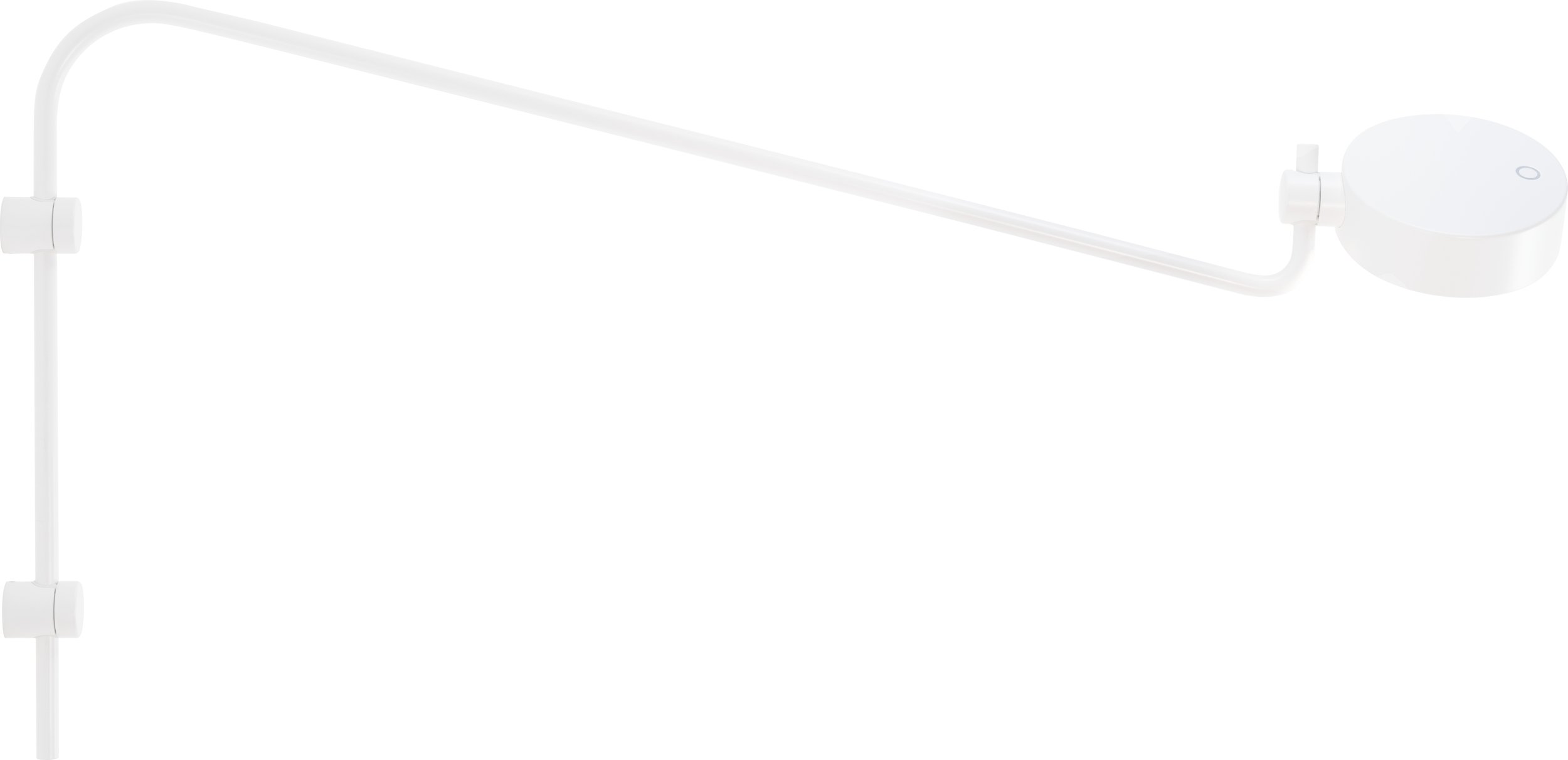 Lampa ścienna Super O biała