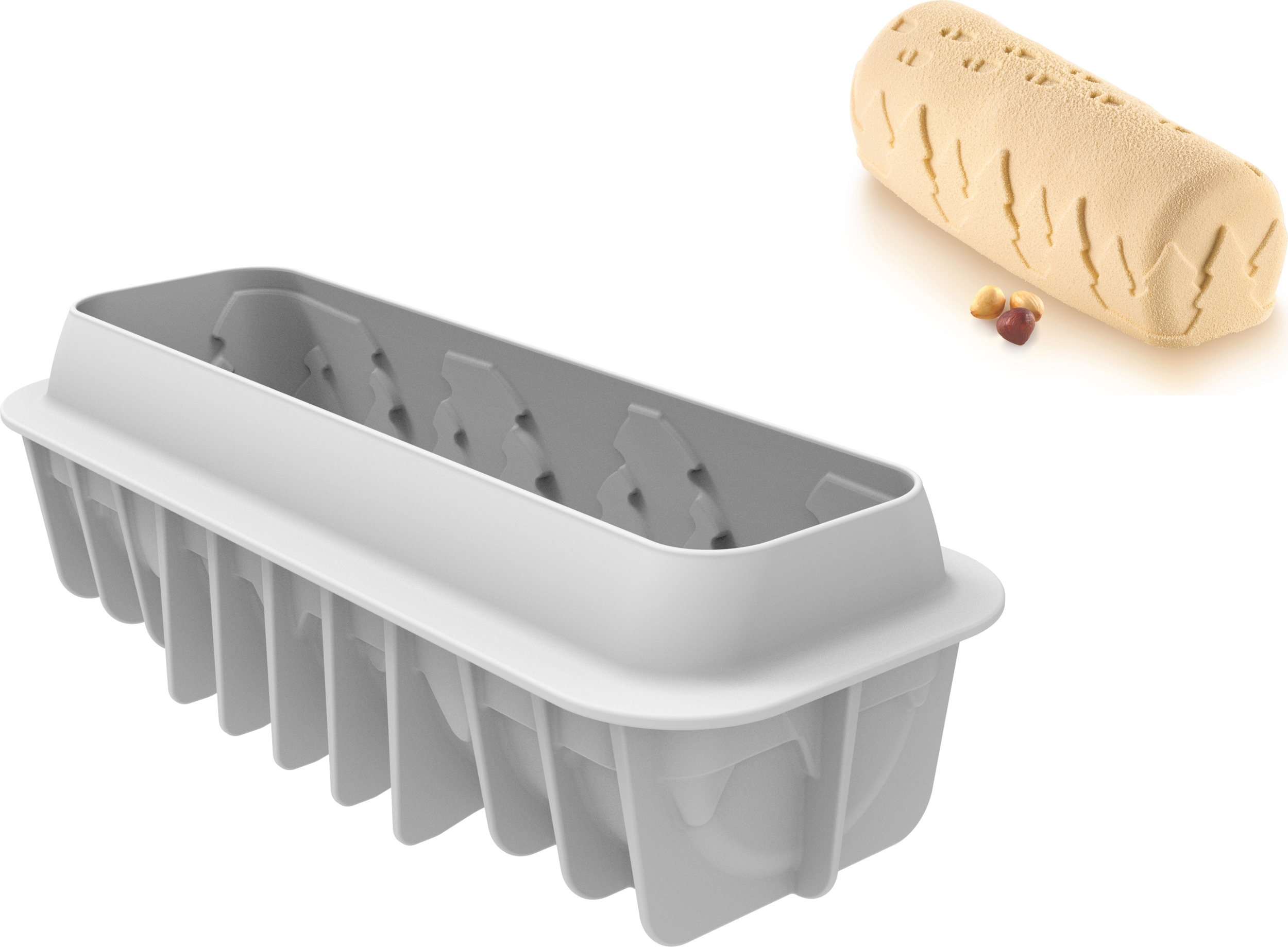 Forma do ciasta Bûche Snowy