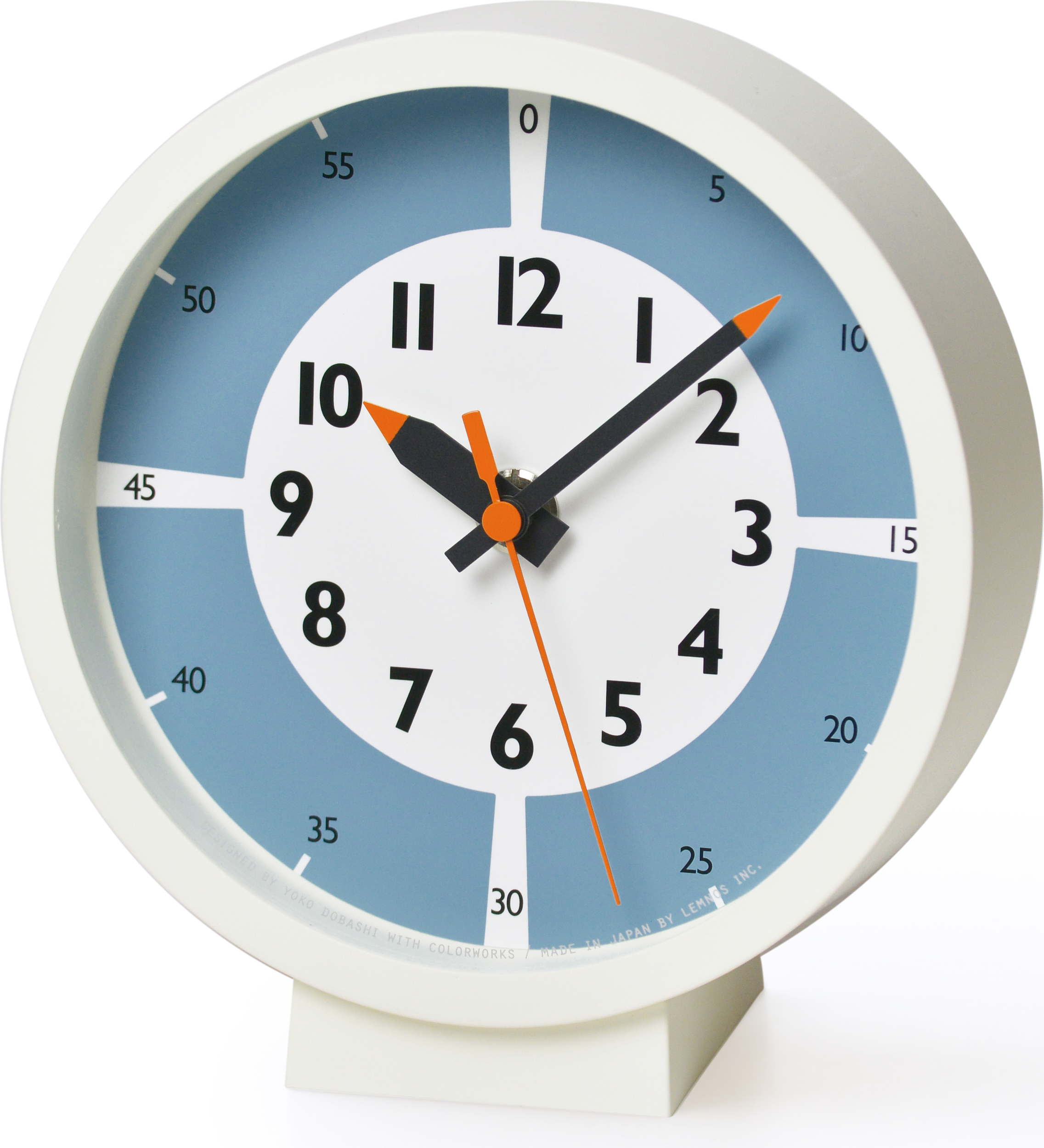 Zegar stołowy Fun Pun Color niebieski