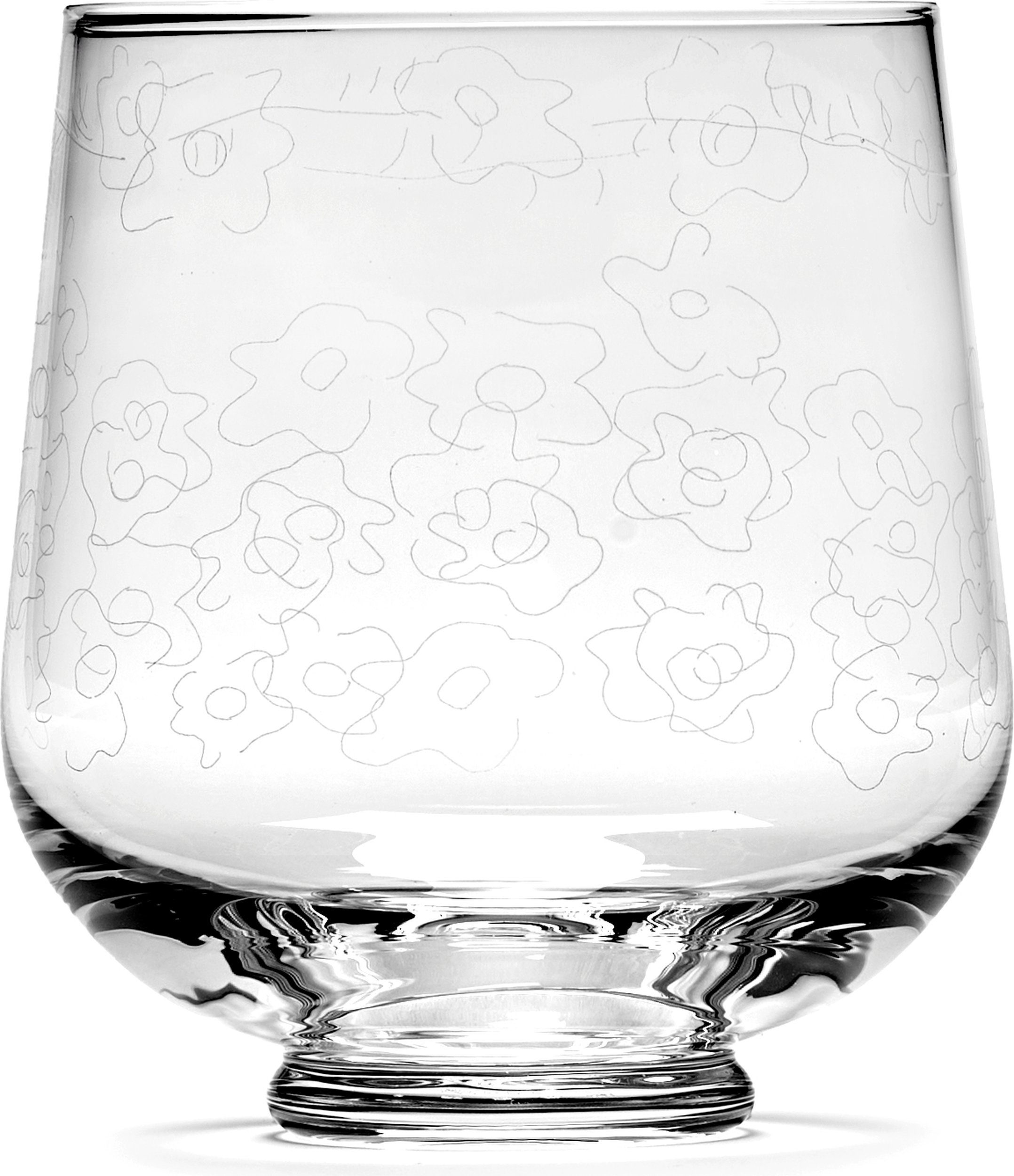 Szklanka Midnight Flowers 450 ml