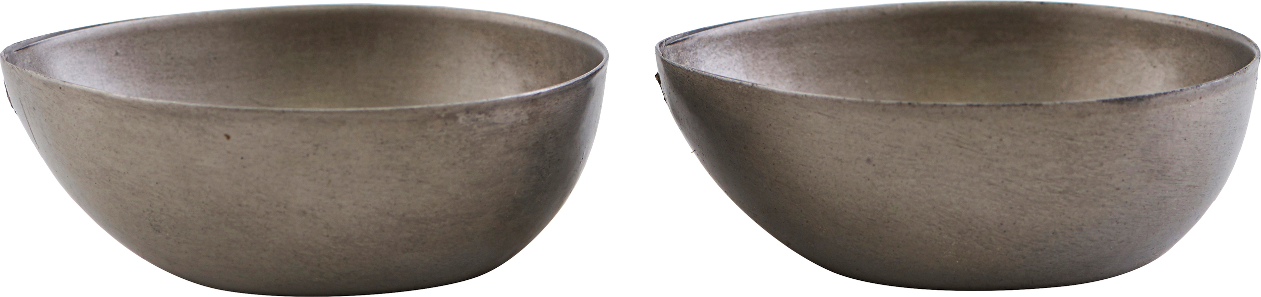 Świecznik na tealight Egg 6 szt. szary metaliczny