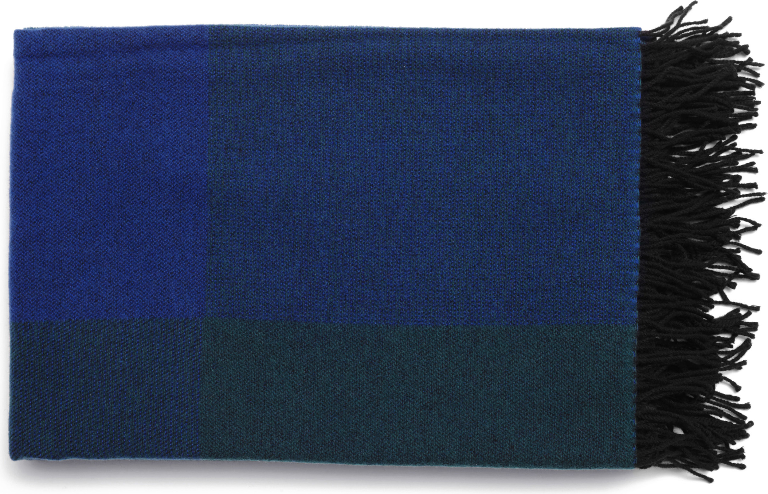 Pled Blend Throw zielono-czarny