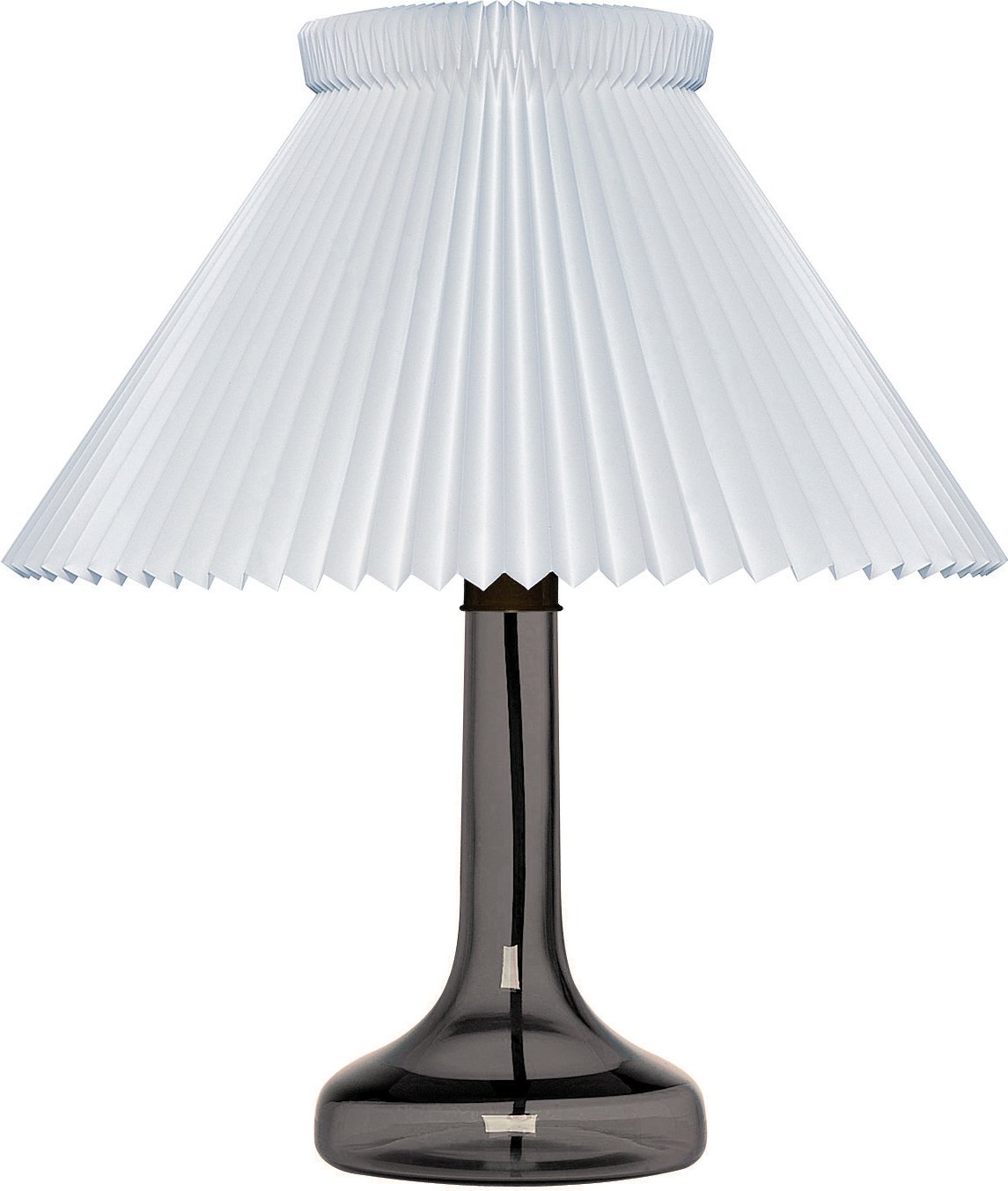 Lampa stołowa Classic 343 przydymiona z papierowym kloszem
