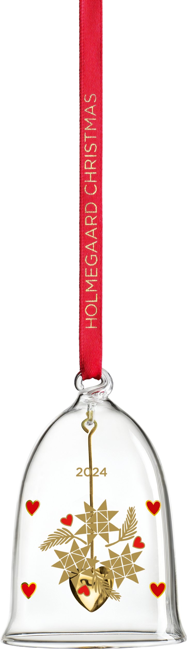 Zawieszka świąteczna Holmegaard 2024 dzwonek