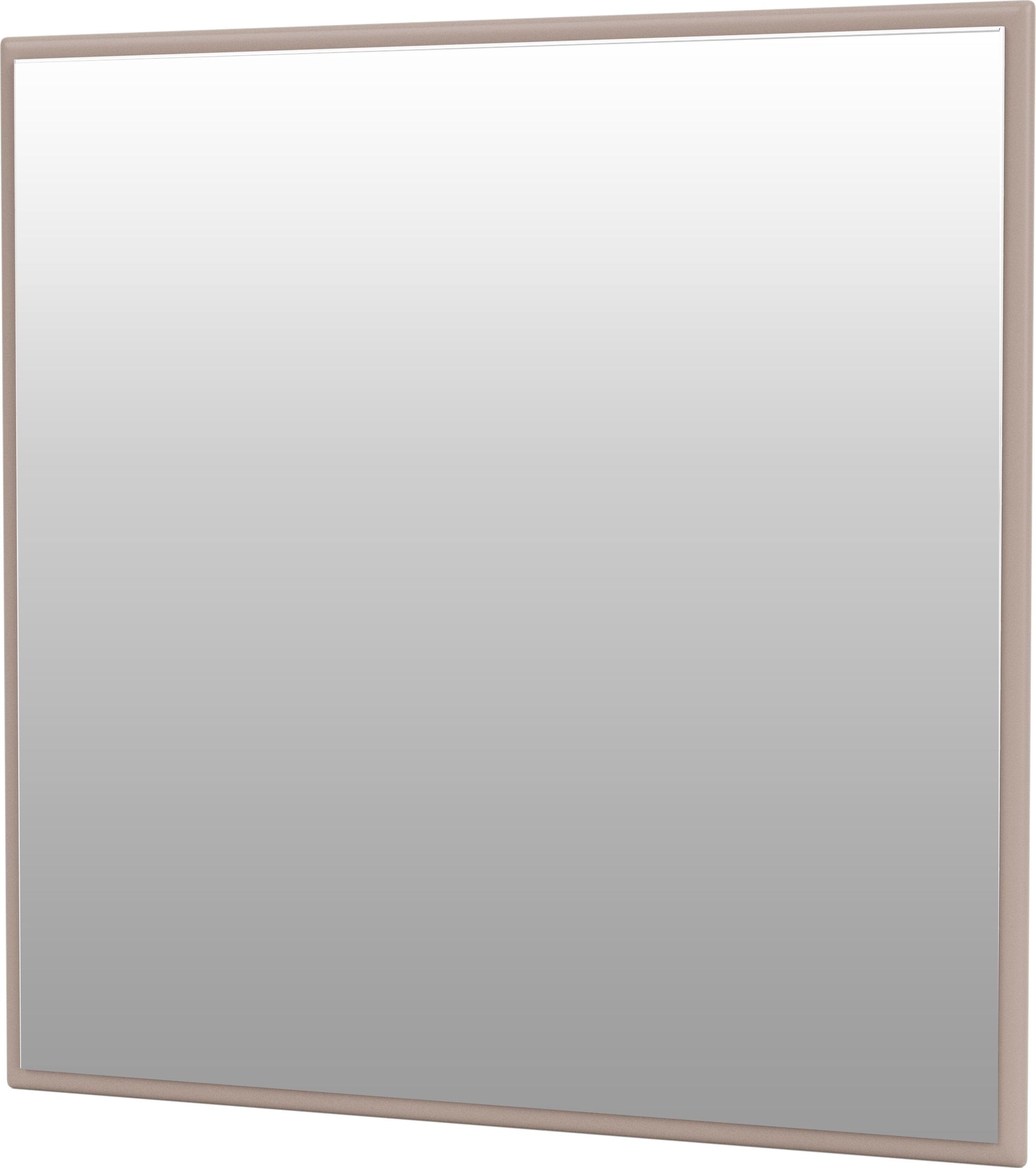 Lustro ścienne Montana Mini kwadratowe beżowe