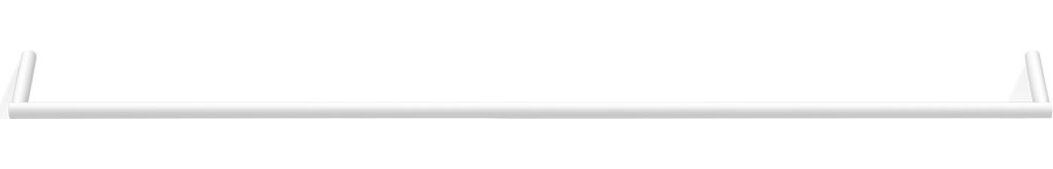 Wieszak reling na ręczniki Mikado 80 cm biały mat