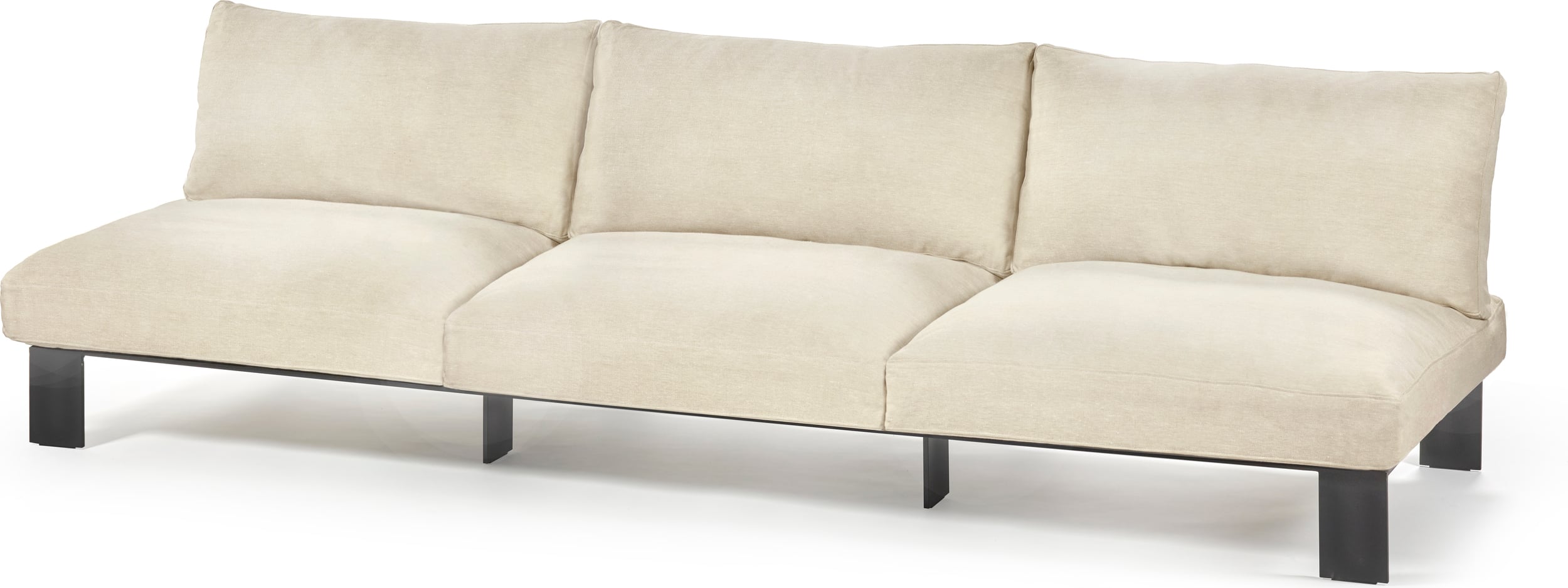 Sofa modułowa trzyosobowa Serax 273 cm piaskowa