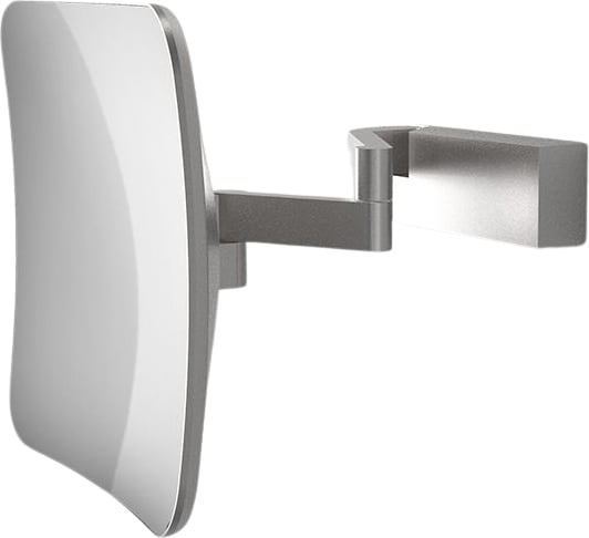 Lusterko kosmetyczne powiększające x5 Vision S Unlit ścienne stal nierdzewna matowa