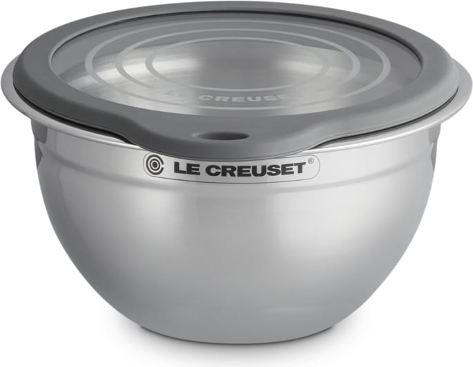 Miska kuchenna BBQ Outdoor 19 cm stalowa ze szklaną pokrywką