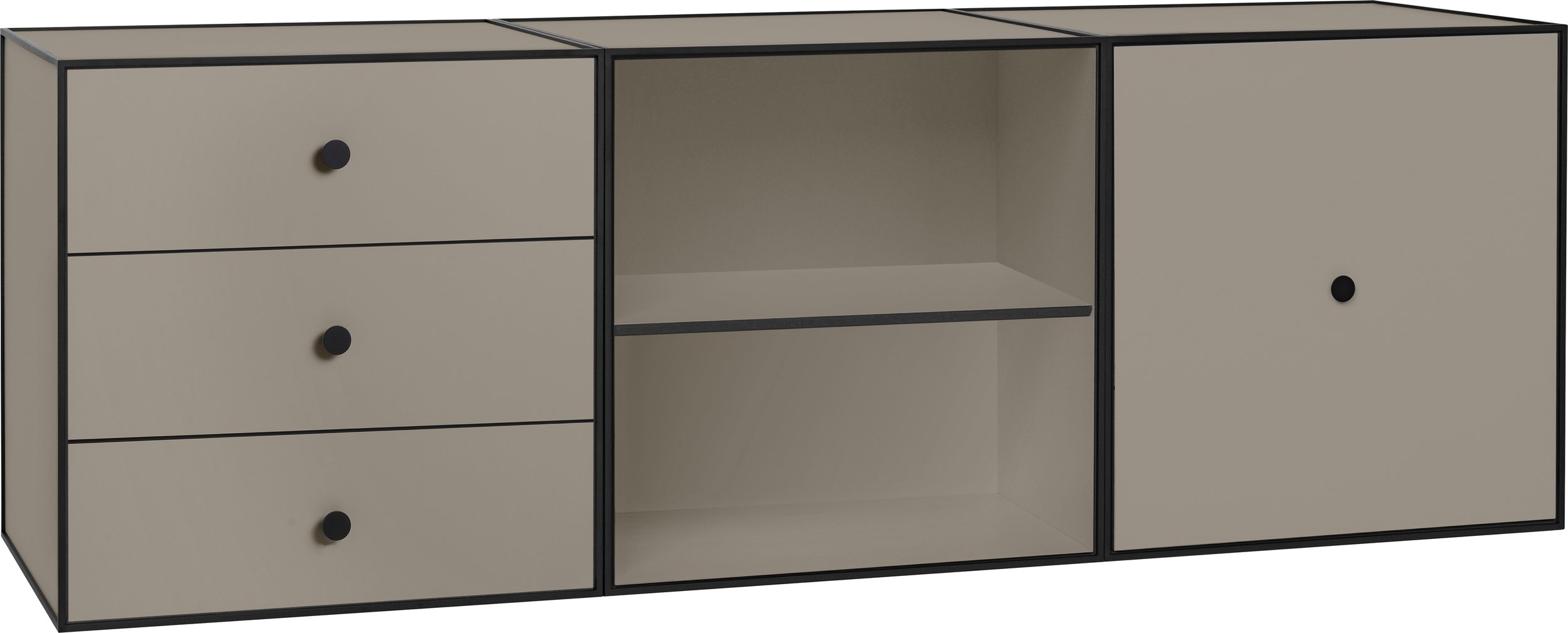 Szafka ścienna Frame 49 Trio piaskowa