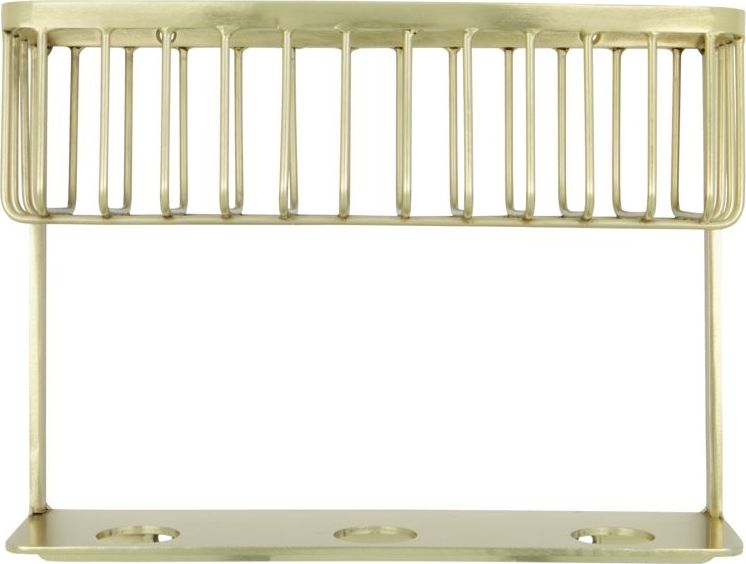 Półka łazienkowa House Doctor 25,5 cm mosiądz