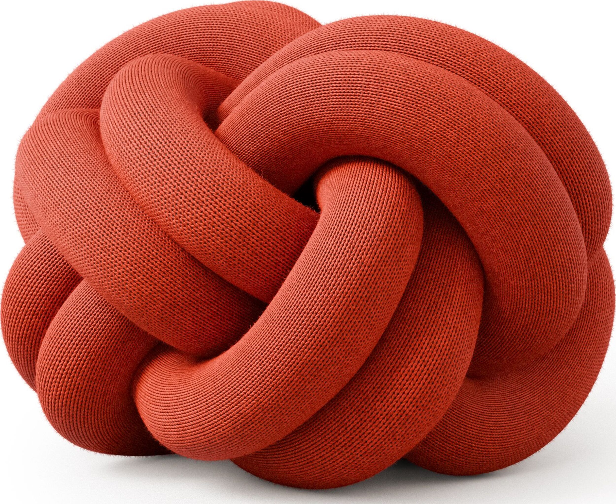 Poduszka dekoracyjna Knot czerwona