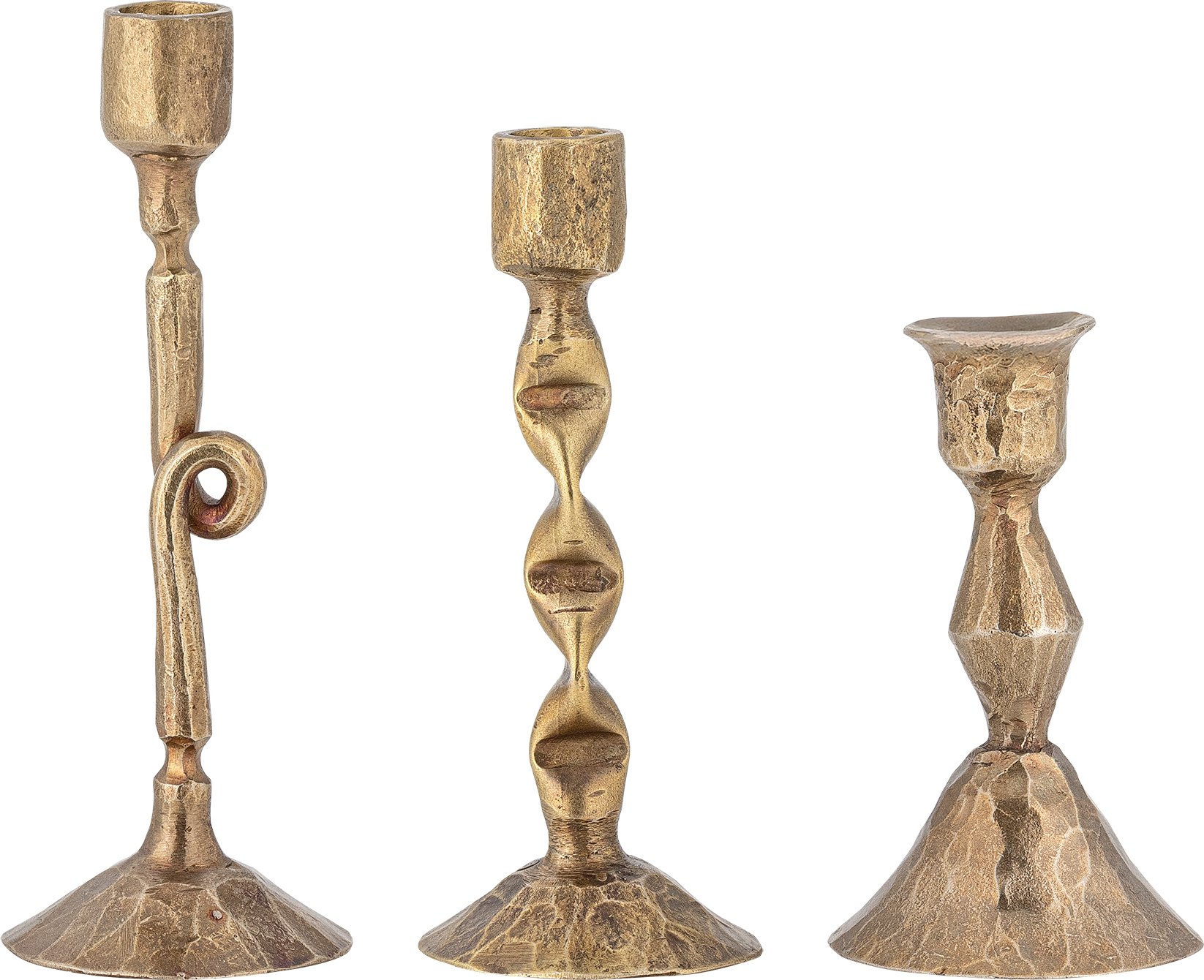 Świeczniki na klasyczne świece Efsa 3 szt.