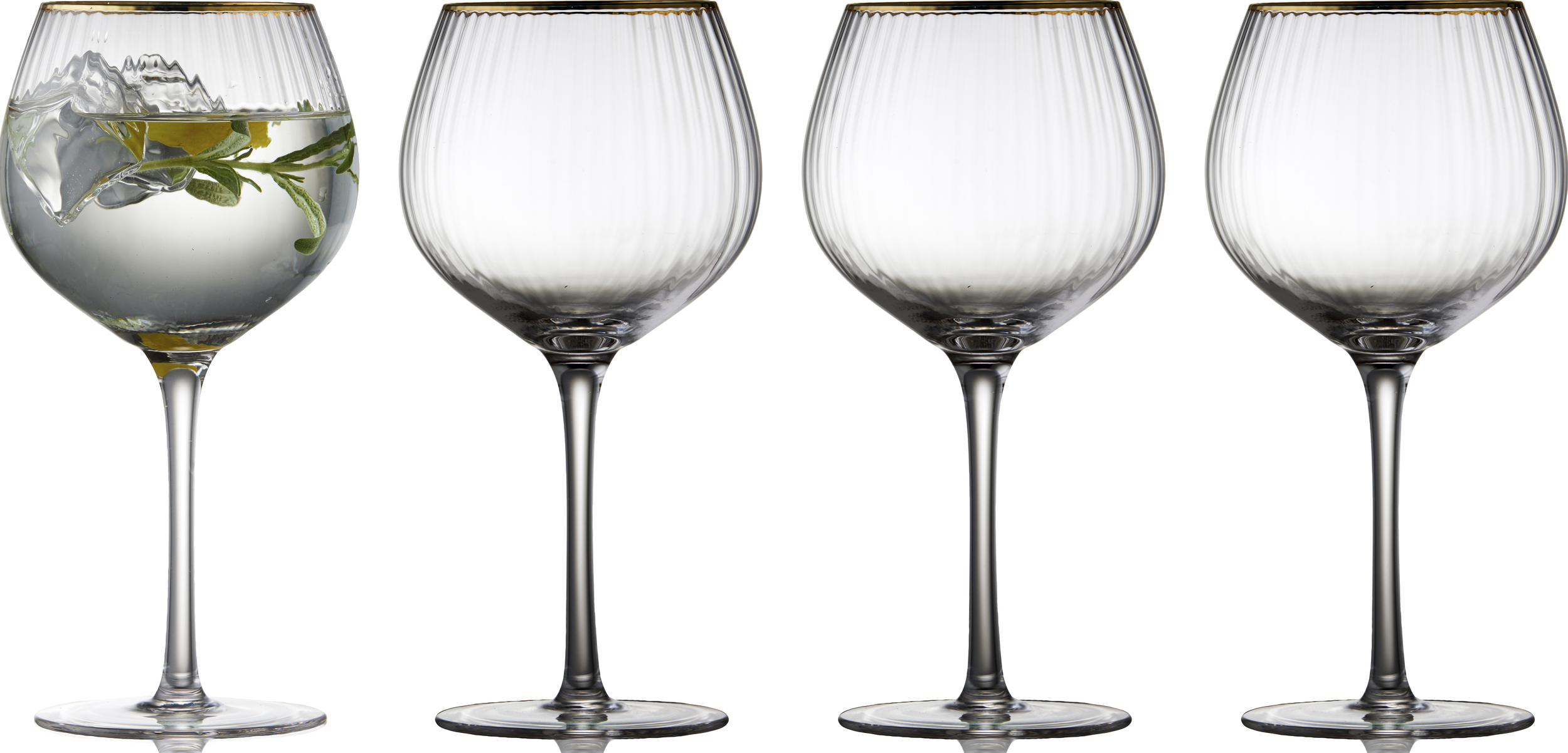 Kieliszki do ginu i toniku Palermo Gold 650 ml 4 szt.