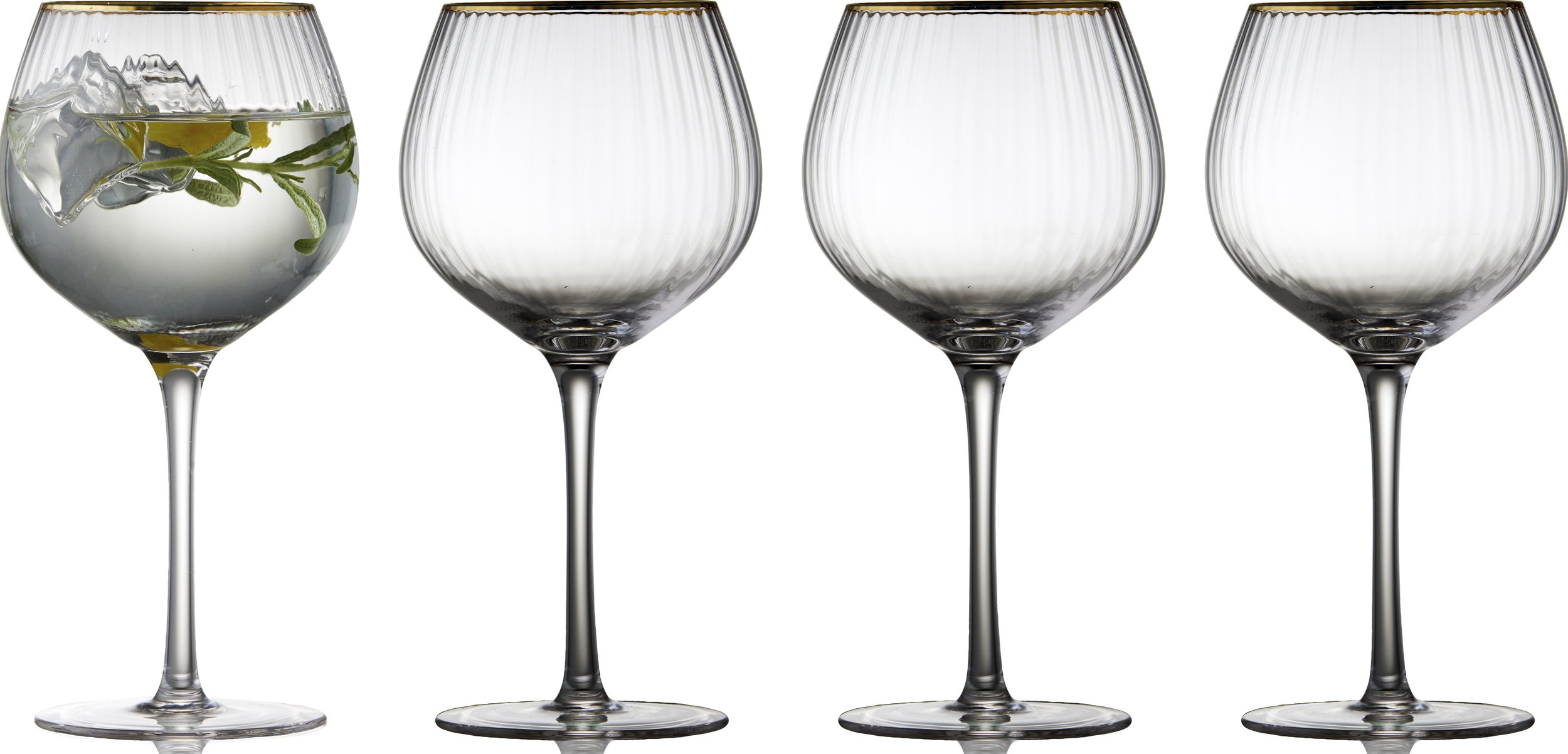 Kieliszki do ginu i toniku Palermo Gold 650 ml 4 szt.