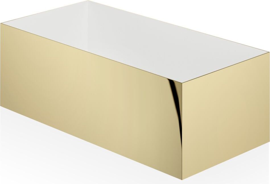 Pojemnik łazienkowy Corner 25 cm złoty