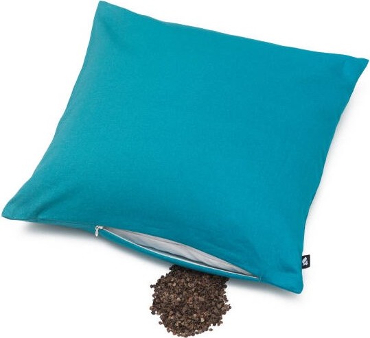 Poduszka Summer Aqua 40 x 40 cm z wypełnieniem z łusek gryki