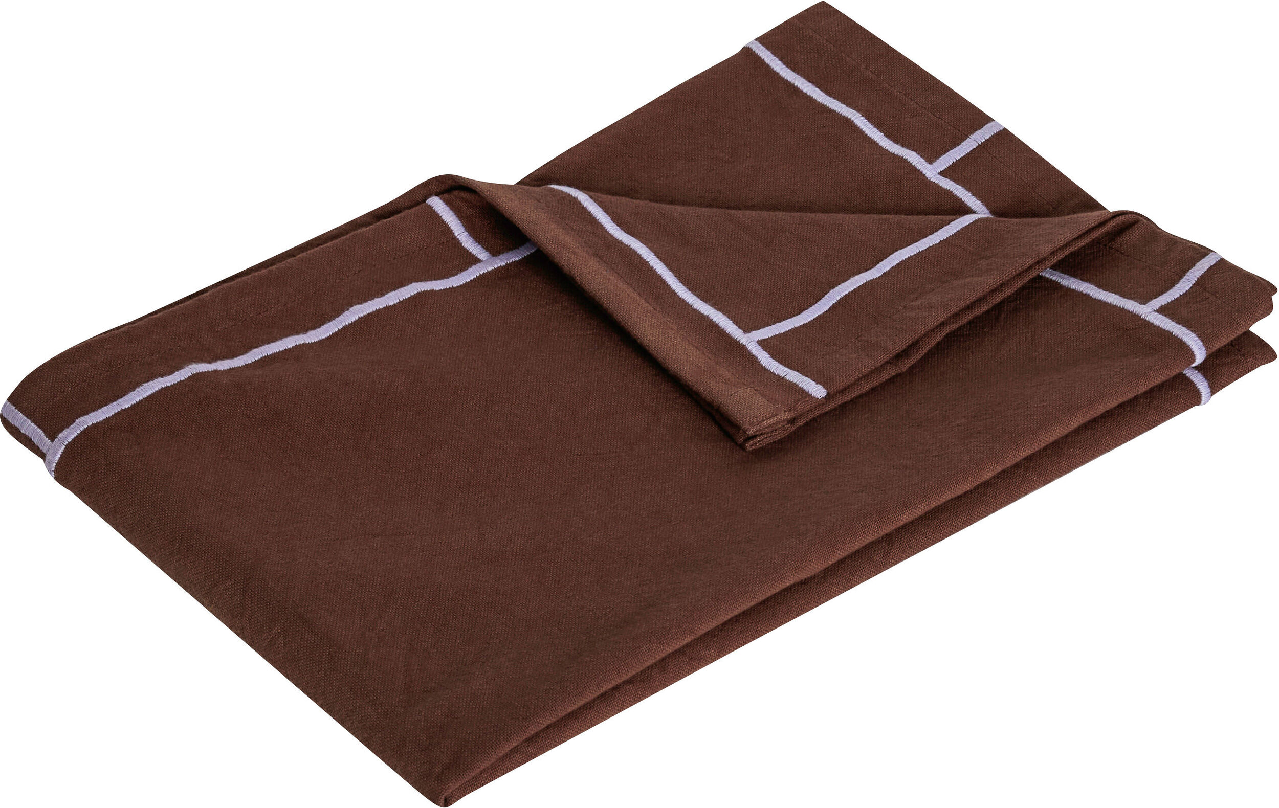 Ścierka kuchenna Easypeasy 60 x 80 cm brązowo-fioletowa