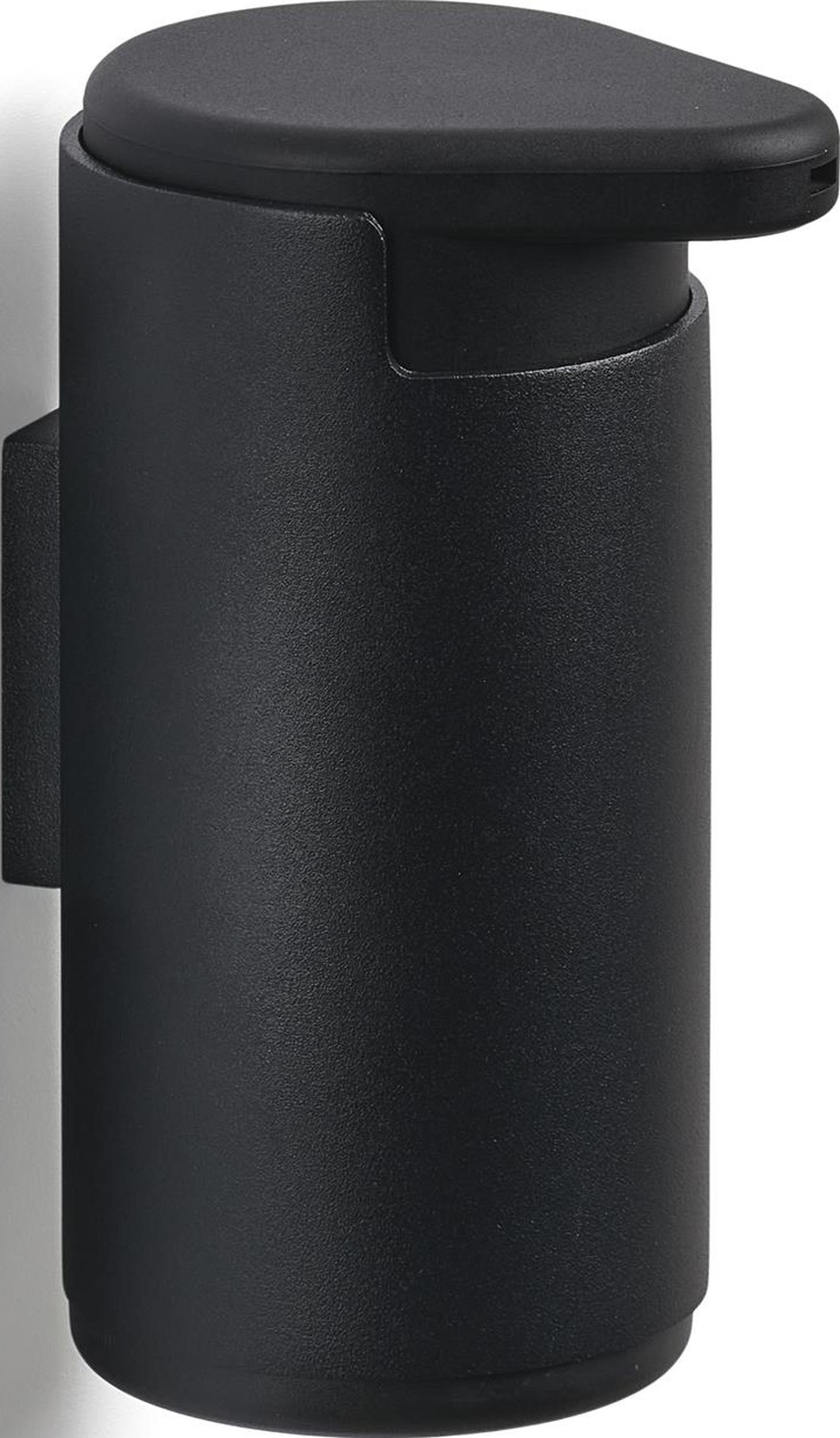 Dozownik do mydła Rim czarny ścienny