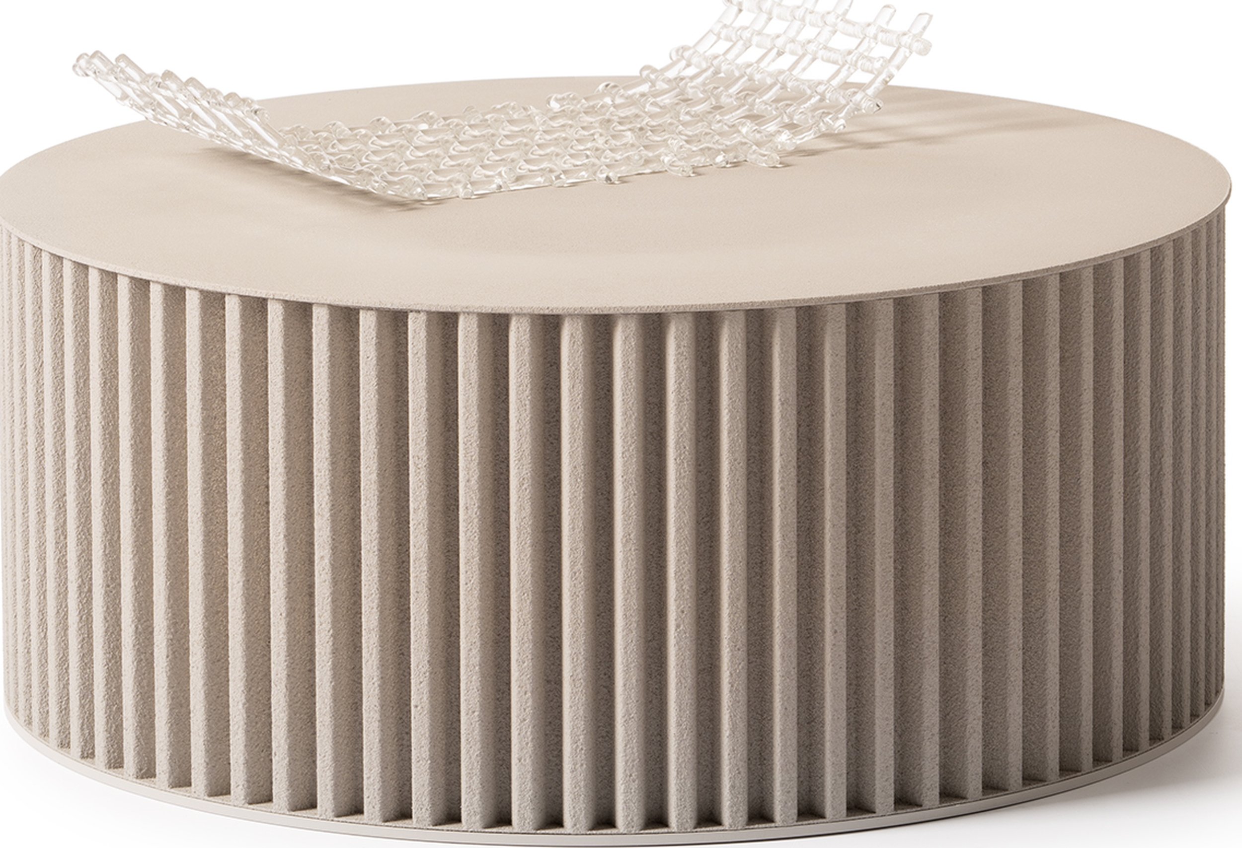 Stolik kawowy Herclino L beżowy