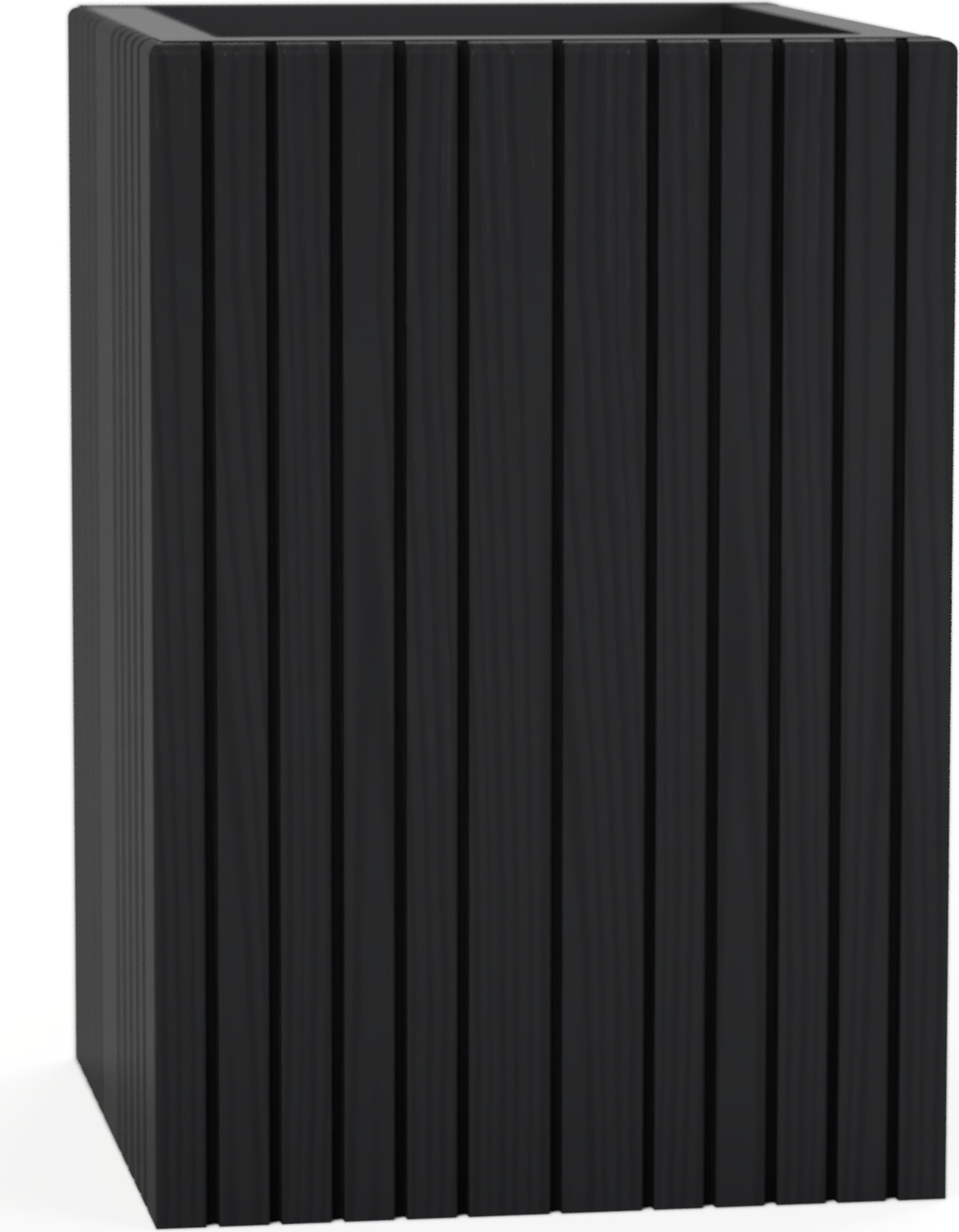 Doniczka samonawadniająca UnfoldSQUARE wysoka czarna