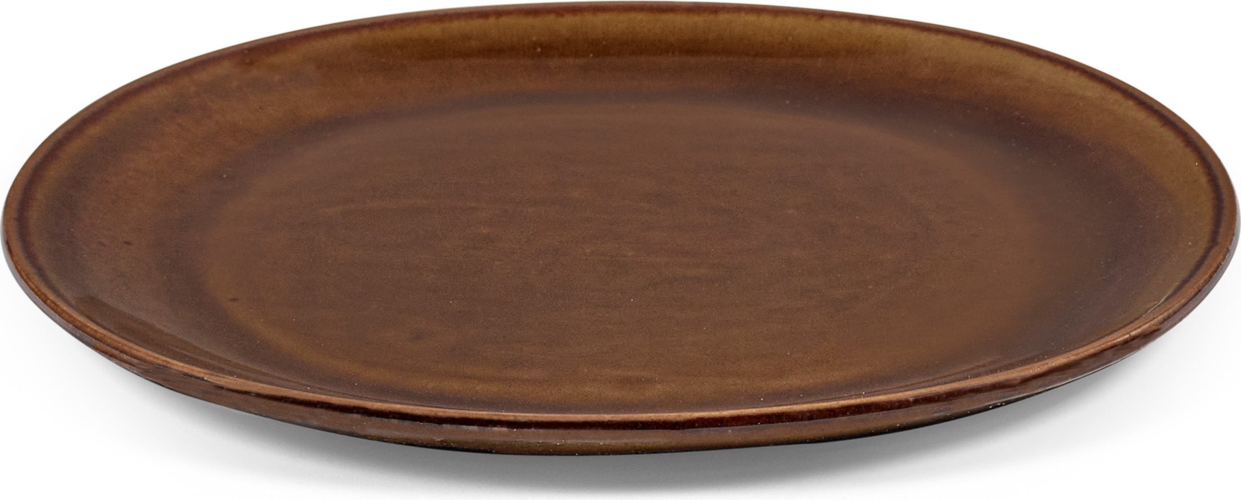 Talerz śniadaniowy Out of Lines 22,5 cm brązowy