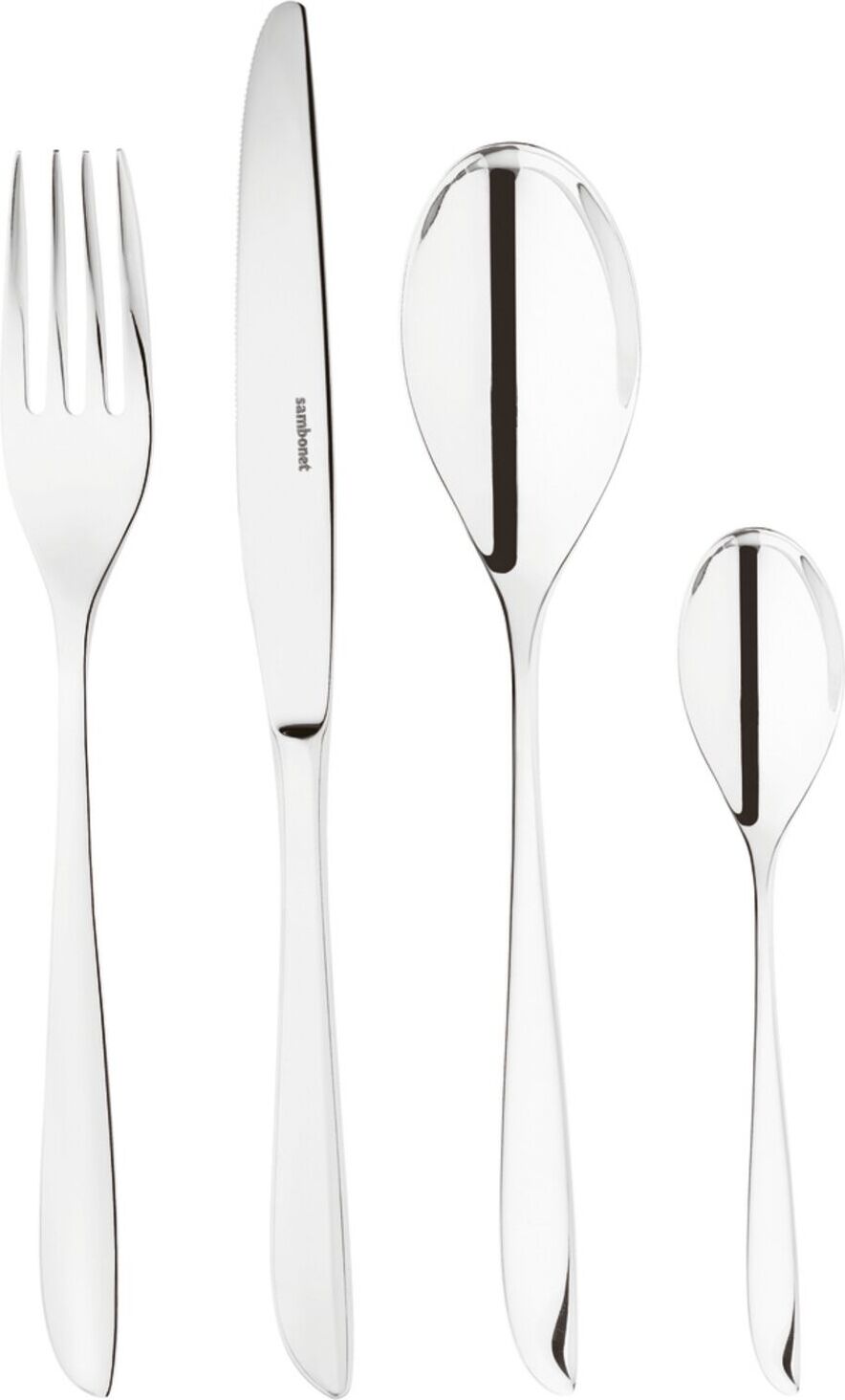 Komplet sztućców Leaf 24 el.