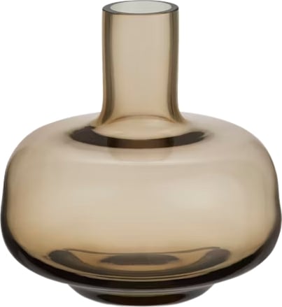 Wazon Kappa brązowy szklany