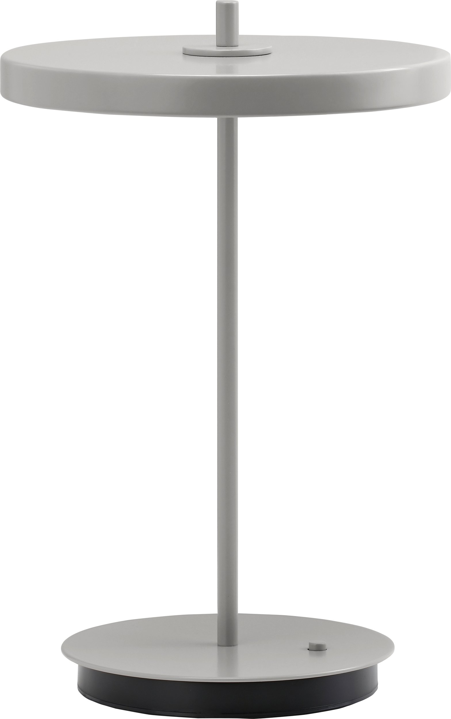 Lampa stołowa bezprzewodowa Asteria Move Monochrome jasnoszara