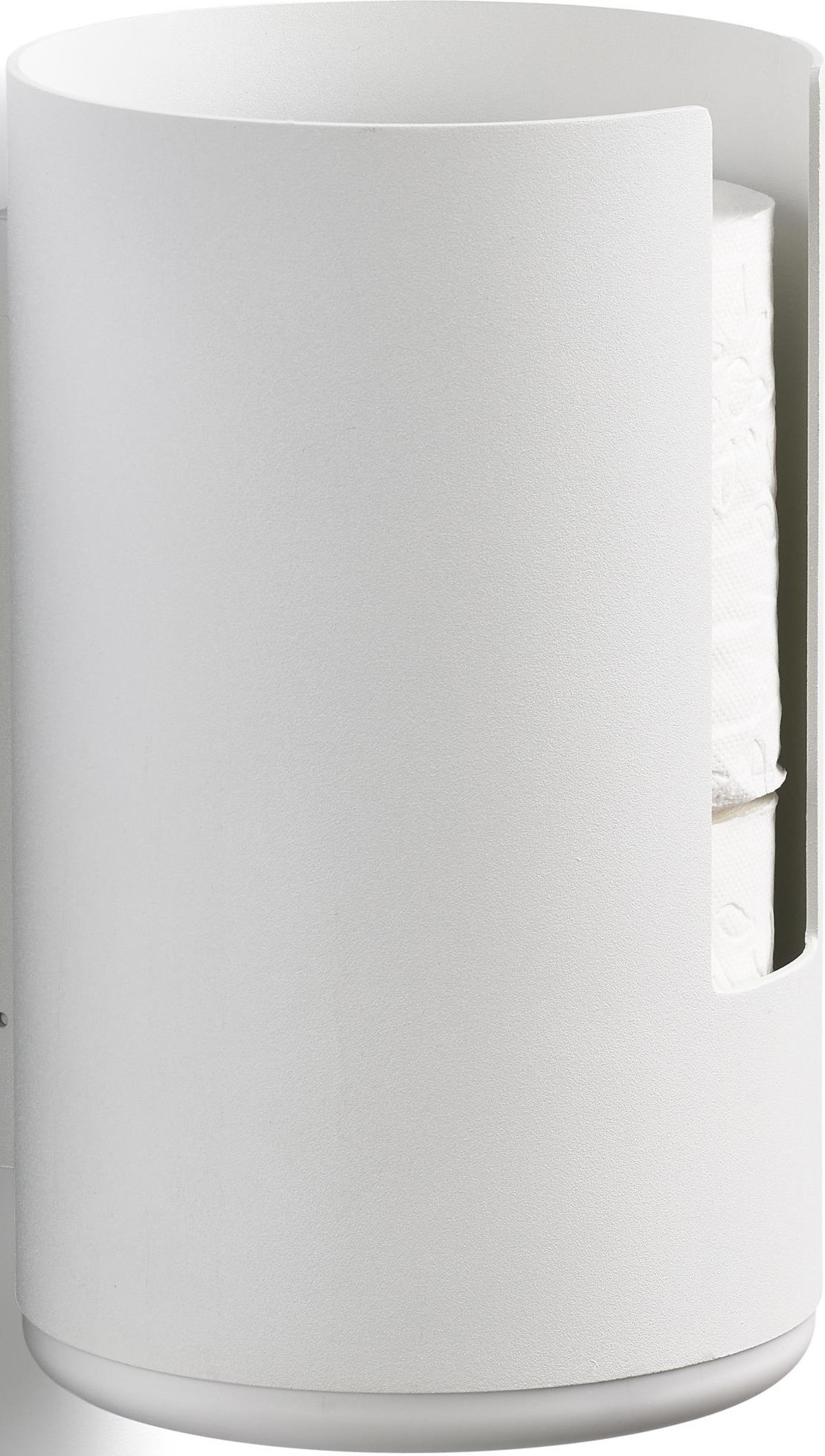 Pojemnik na papier toaletowy Rim biały wiszący