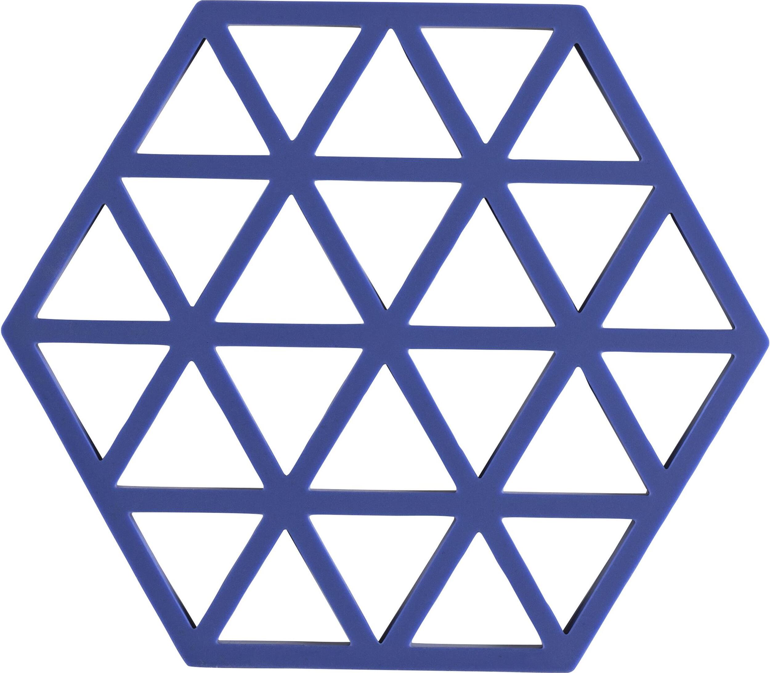 Podstawka pod gorące naczynia Triangles indygo