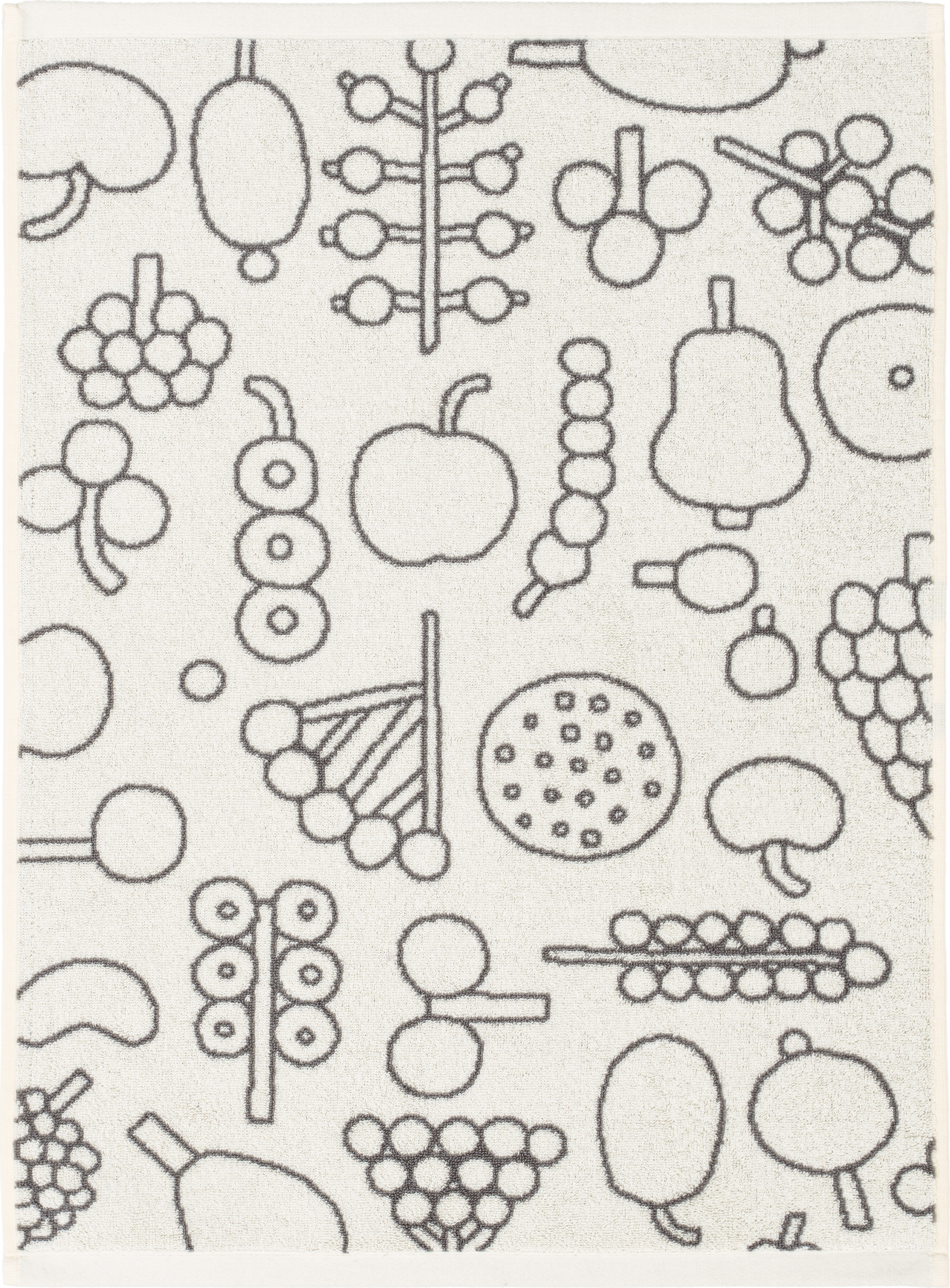 Ręcznik do rąk Oiva Toikka Frutta 50 x 70 cm szary