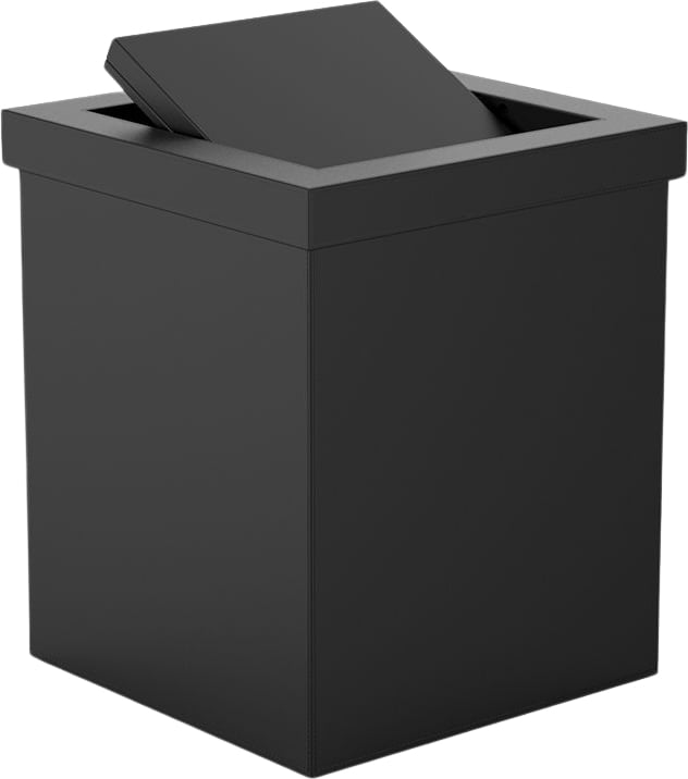 Kosz łazienkowy na śmieci Brownie 30 cm czarny