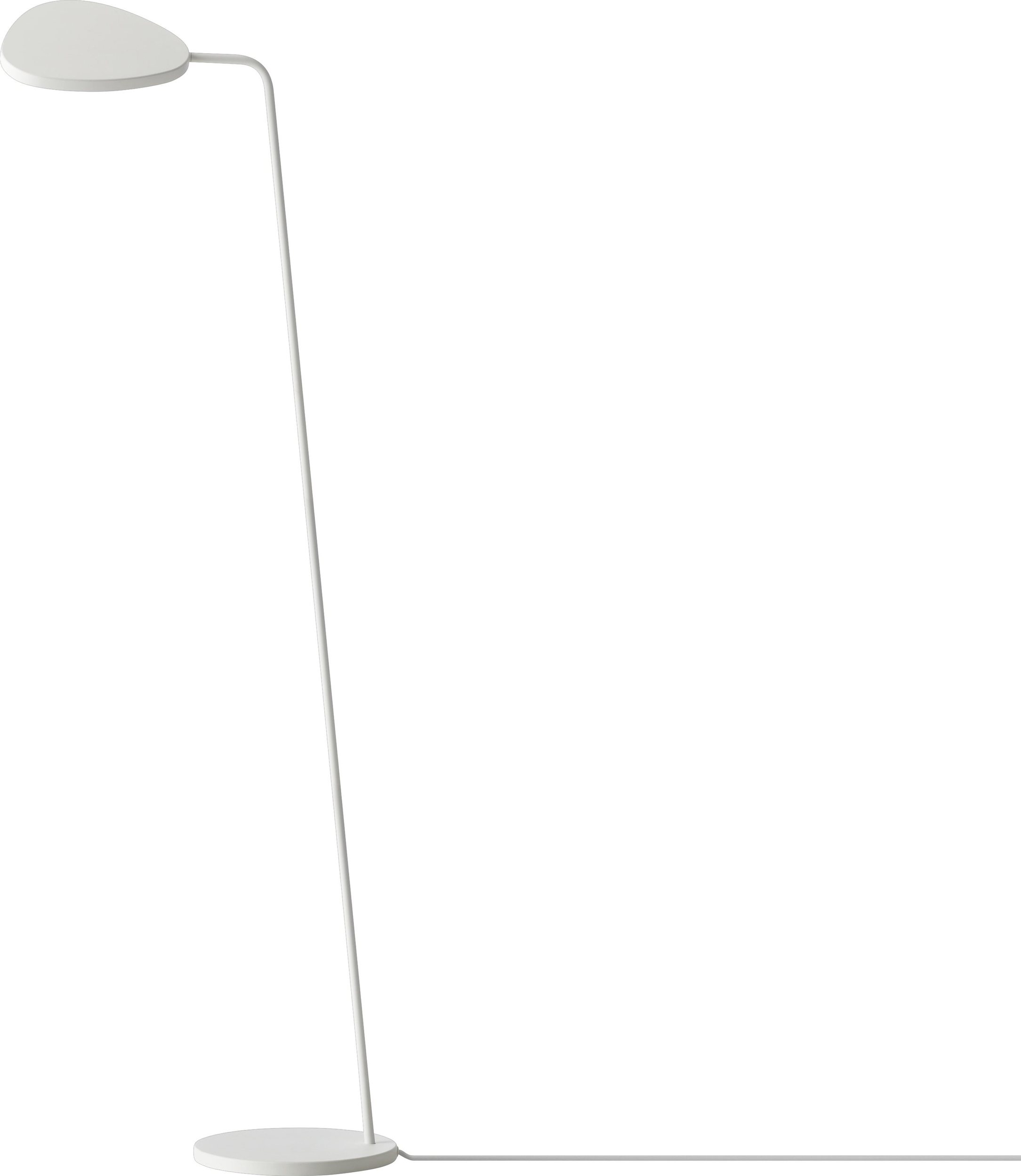 Lampa stojąca Leaf biała