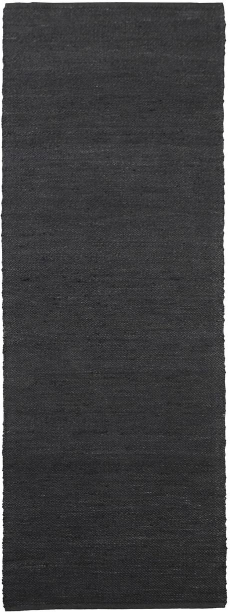 Dywan Hempi 90 x 300 cm czarny
