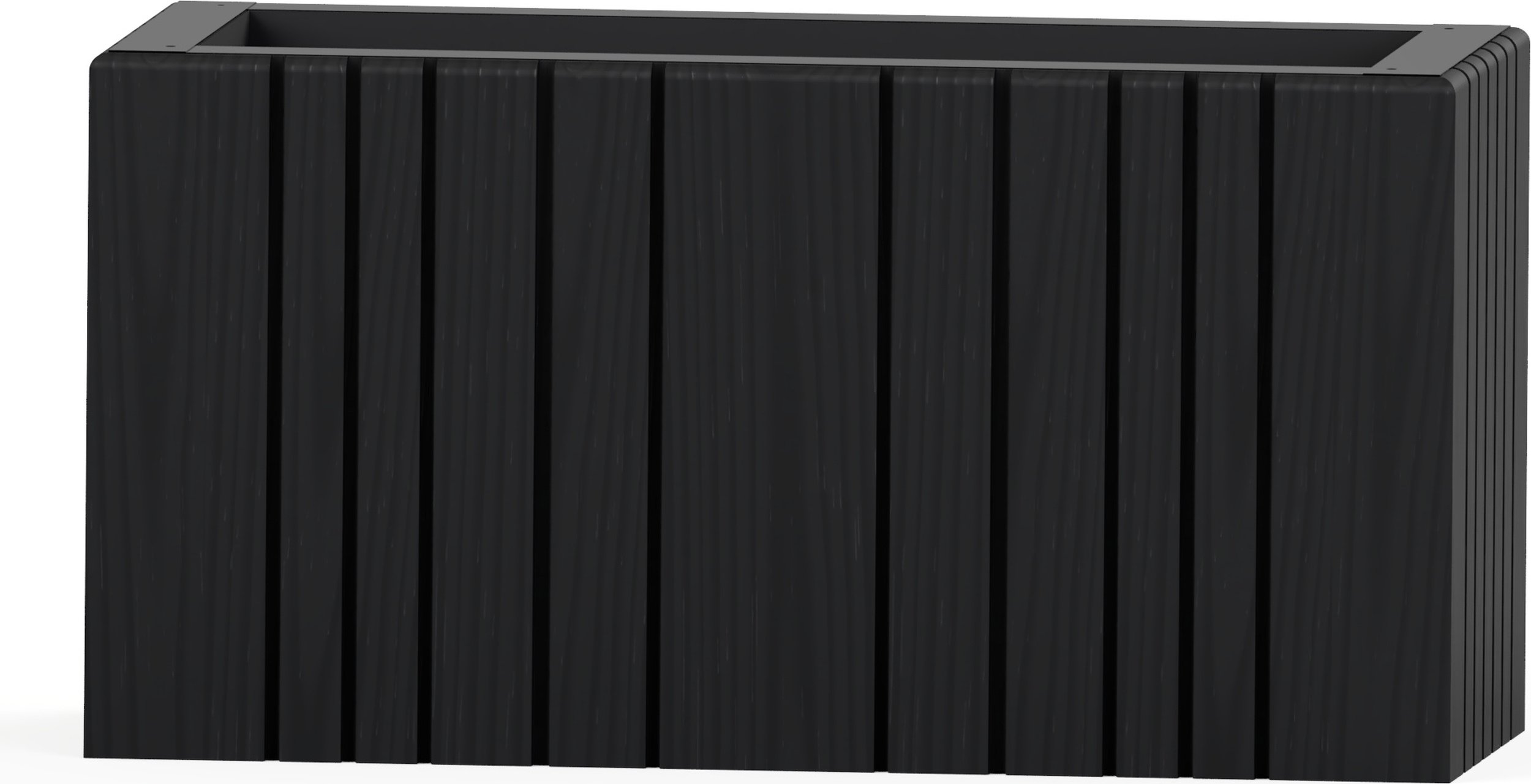 Doniczka samonawadniająca UnfoldWIDE czarna