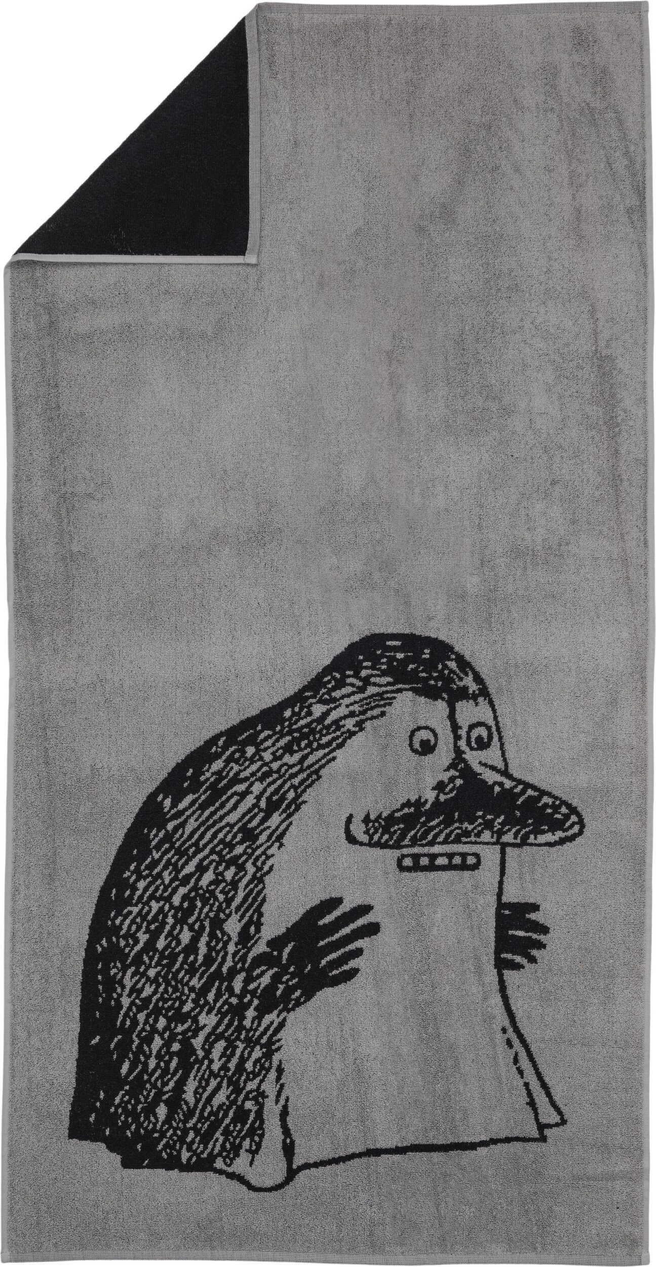 Ręcznik Arabia Finland Muminki Buka 70 x 140 cm szary