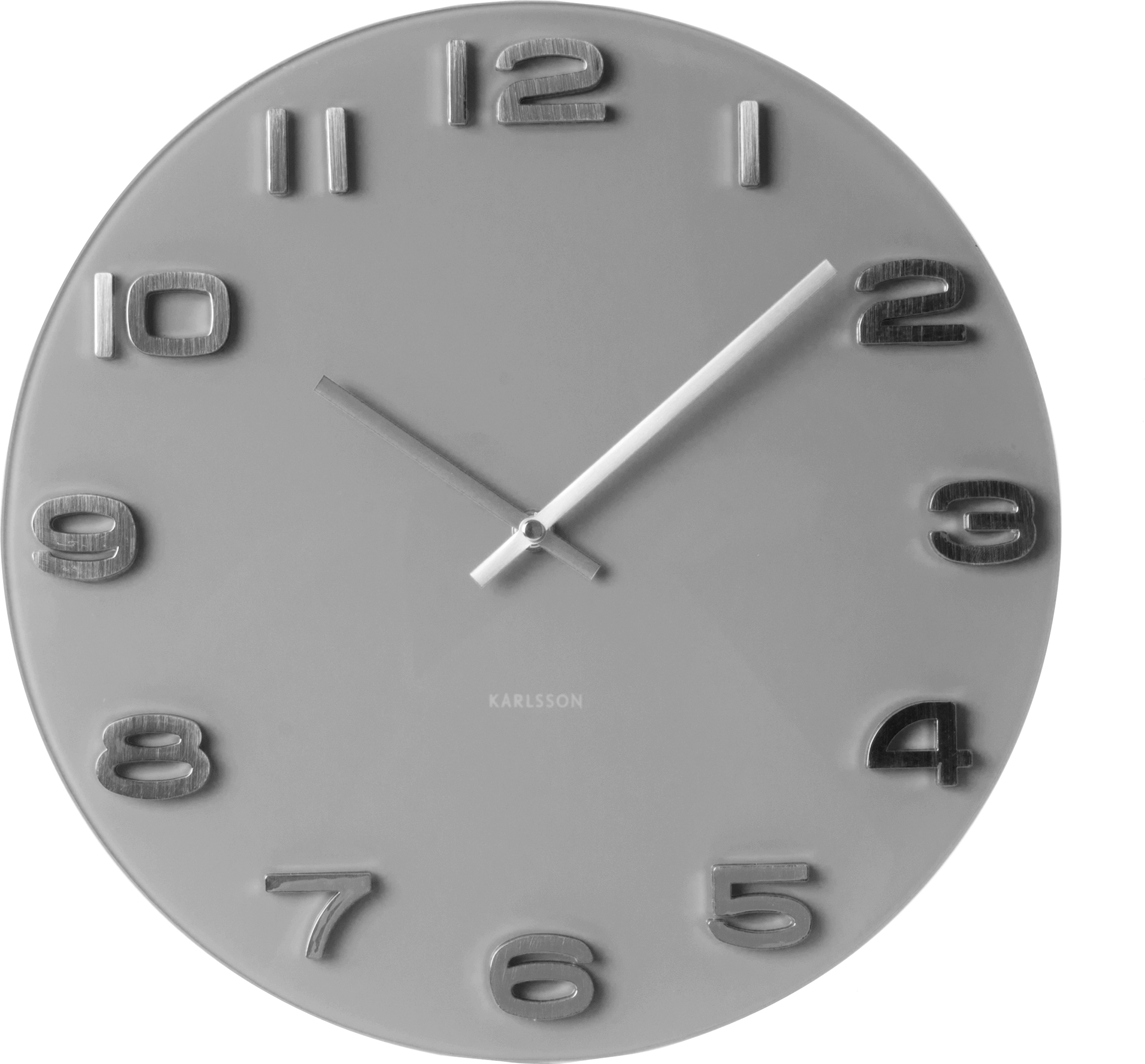 Zegar ścienny Vintage okrągły szary