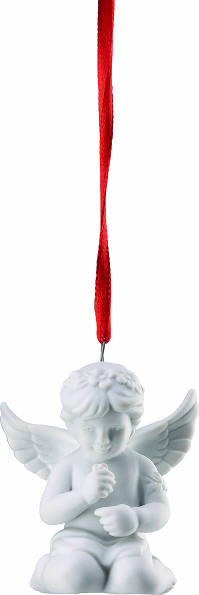 Zawieszka dekoracyjna Classic anioł z wiankiem