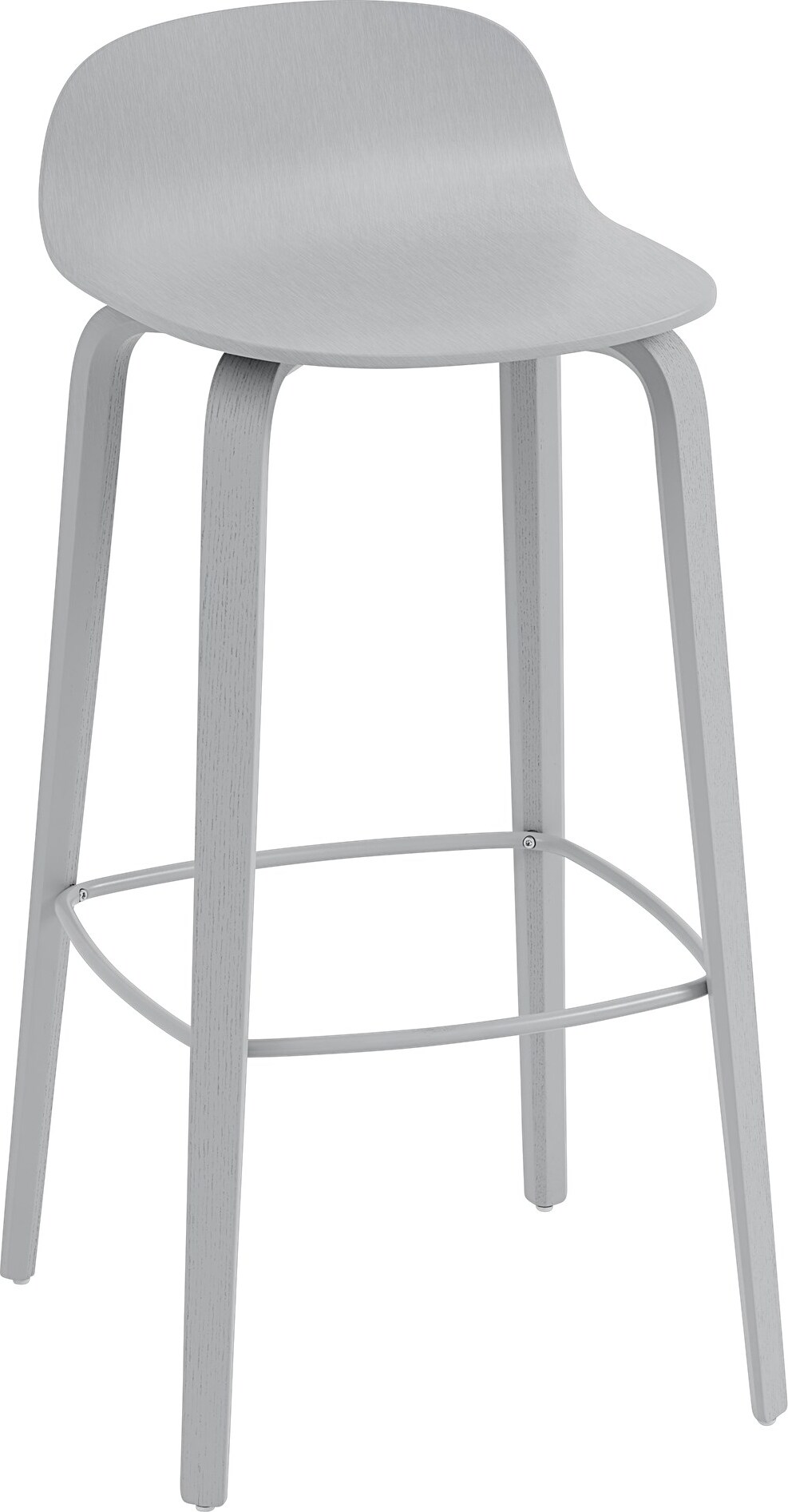 Stołek barowy Visu 75 cm szary